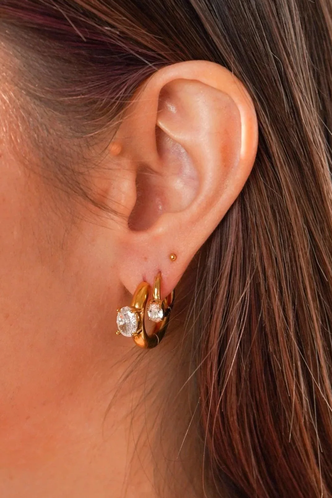2mm Micro Dot Flat Back Stud - Titanium - Image 4