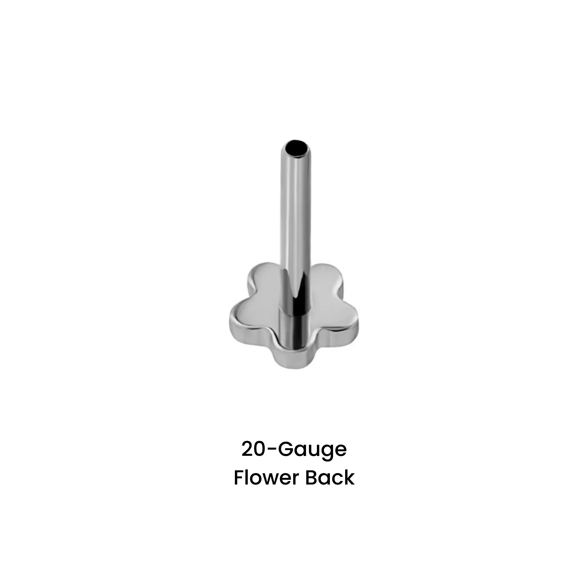 20 Gauge Special Shapes Flat Back Earring Back (Choose a Length) - Image 8