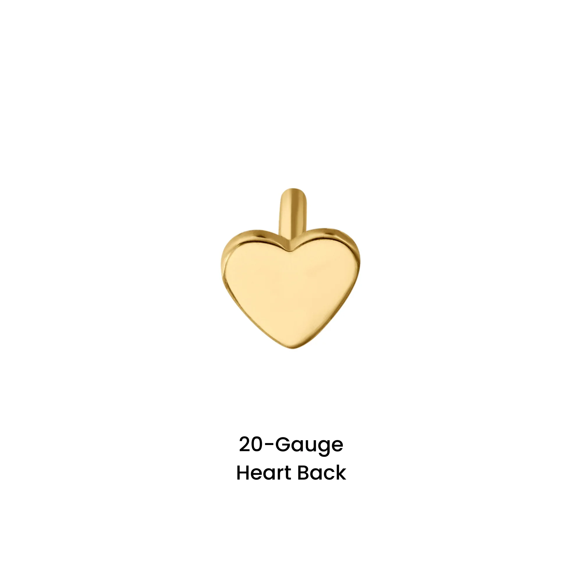 20 Gauge Special Shapes Flat Back Earring Back (Choose a Length) - Image 9
