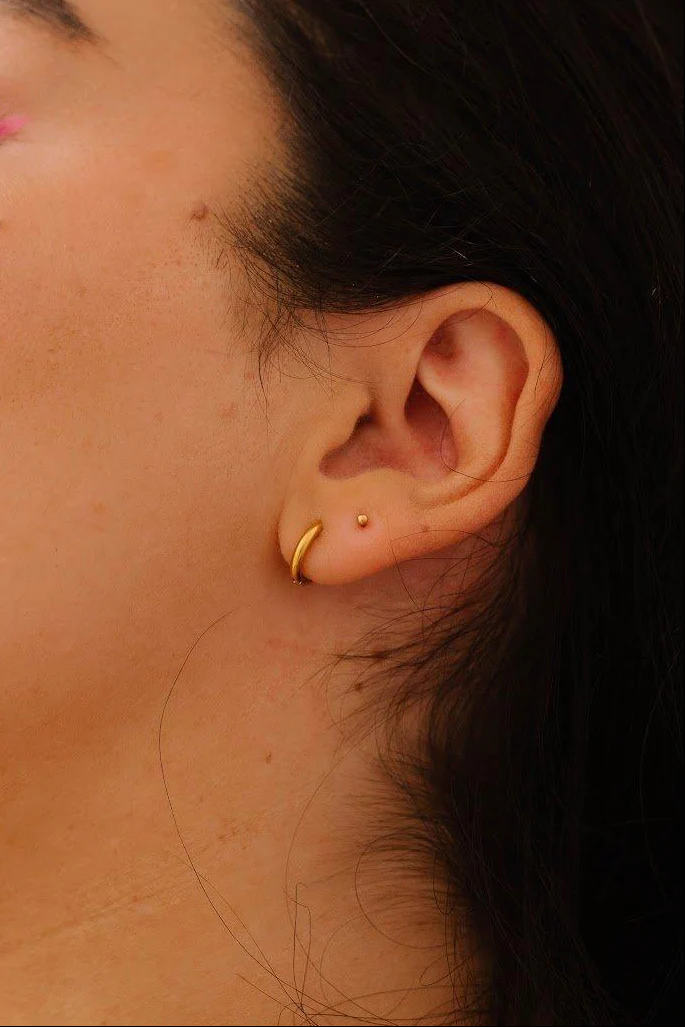 2mm Micro Dot Flat Back Stud - Titanium - Image 6