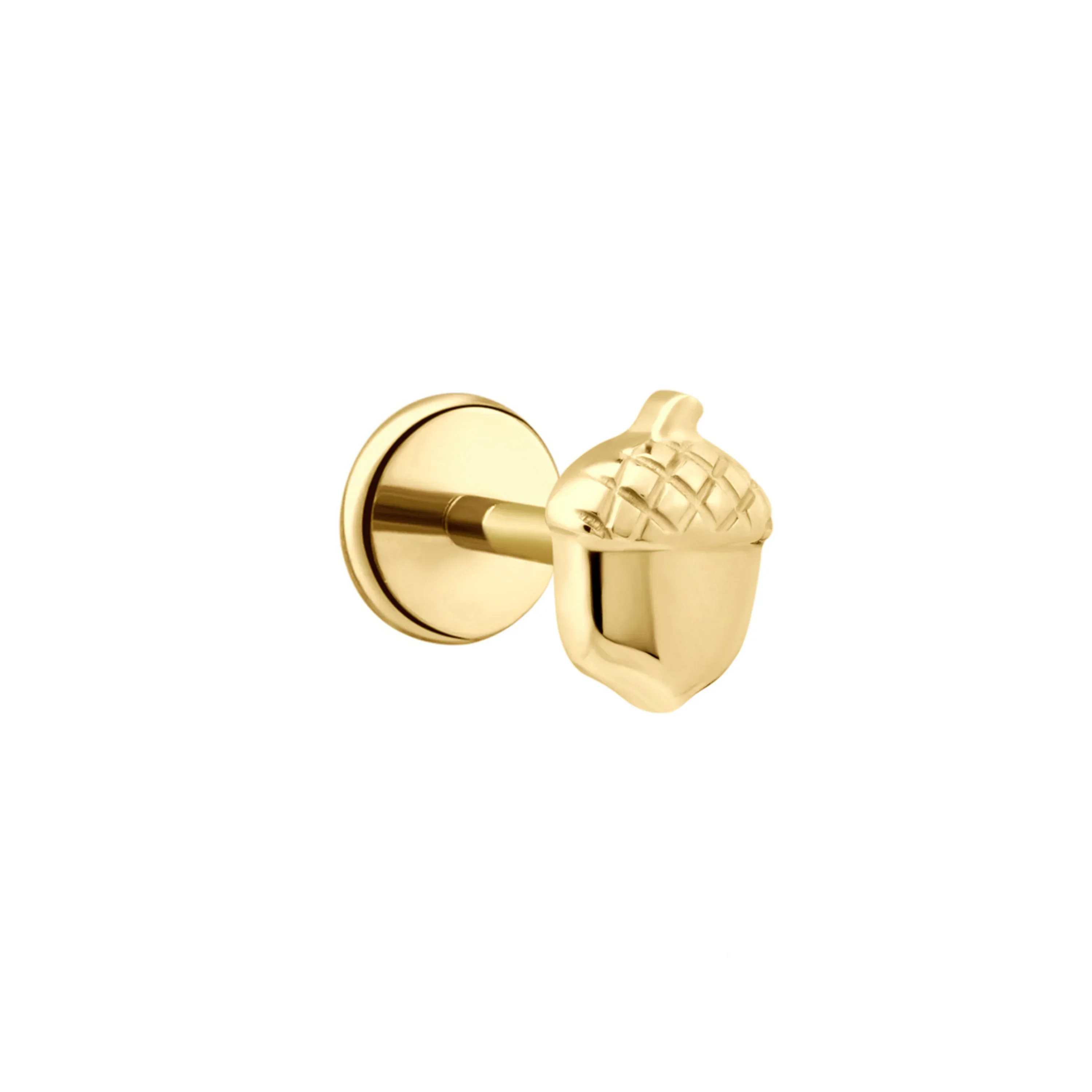Acorn Flat Back Stud