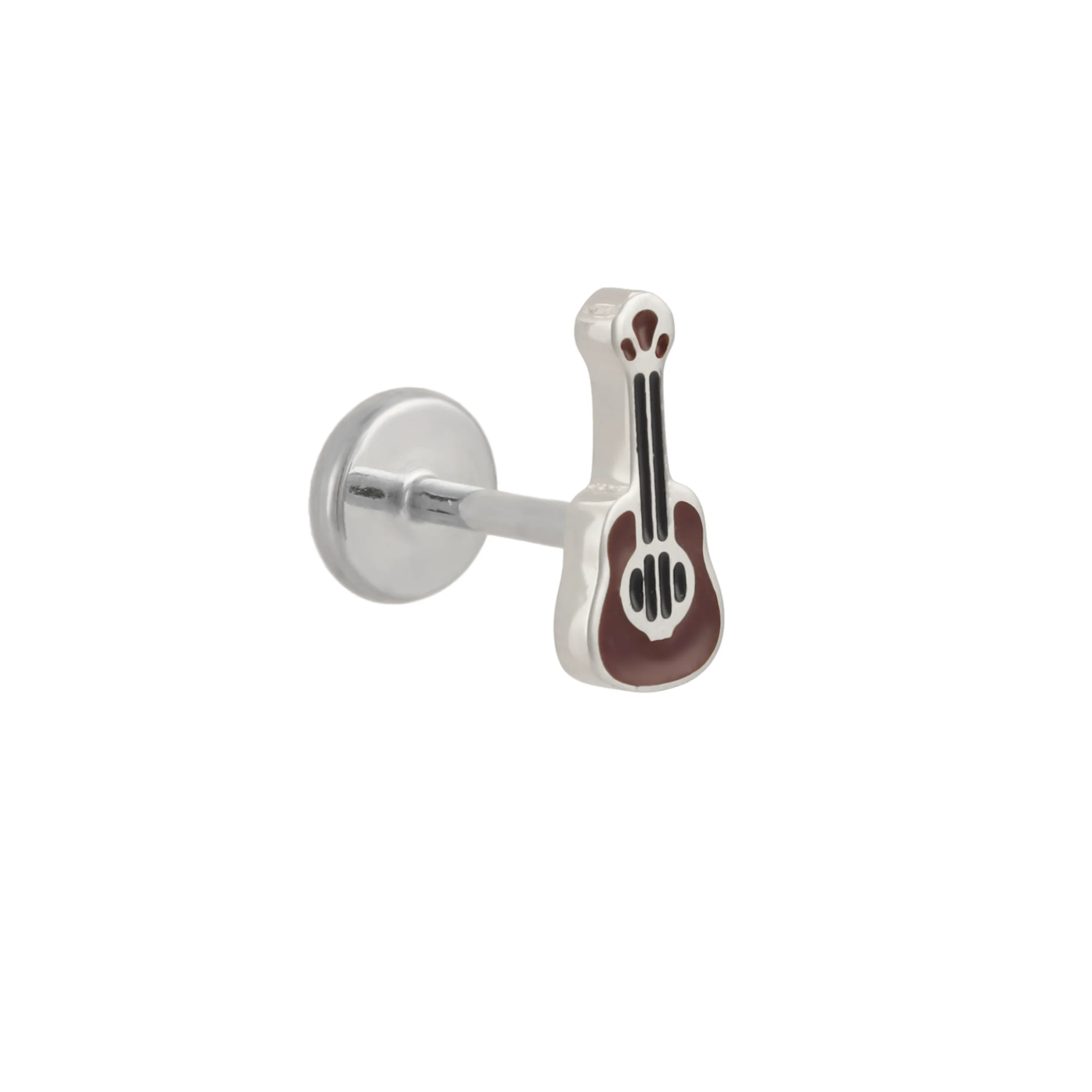 Acoustic Guitar Enamel Flat Back Stud - Image 6