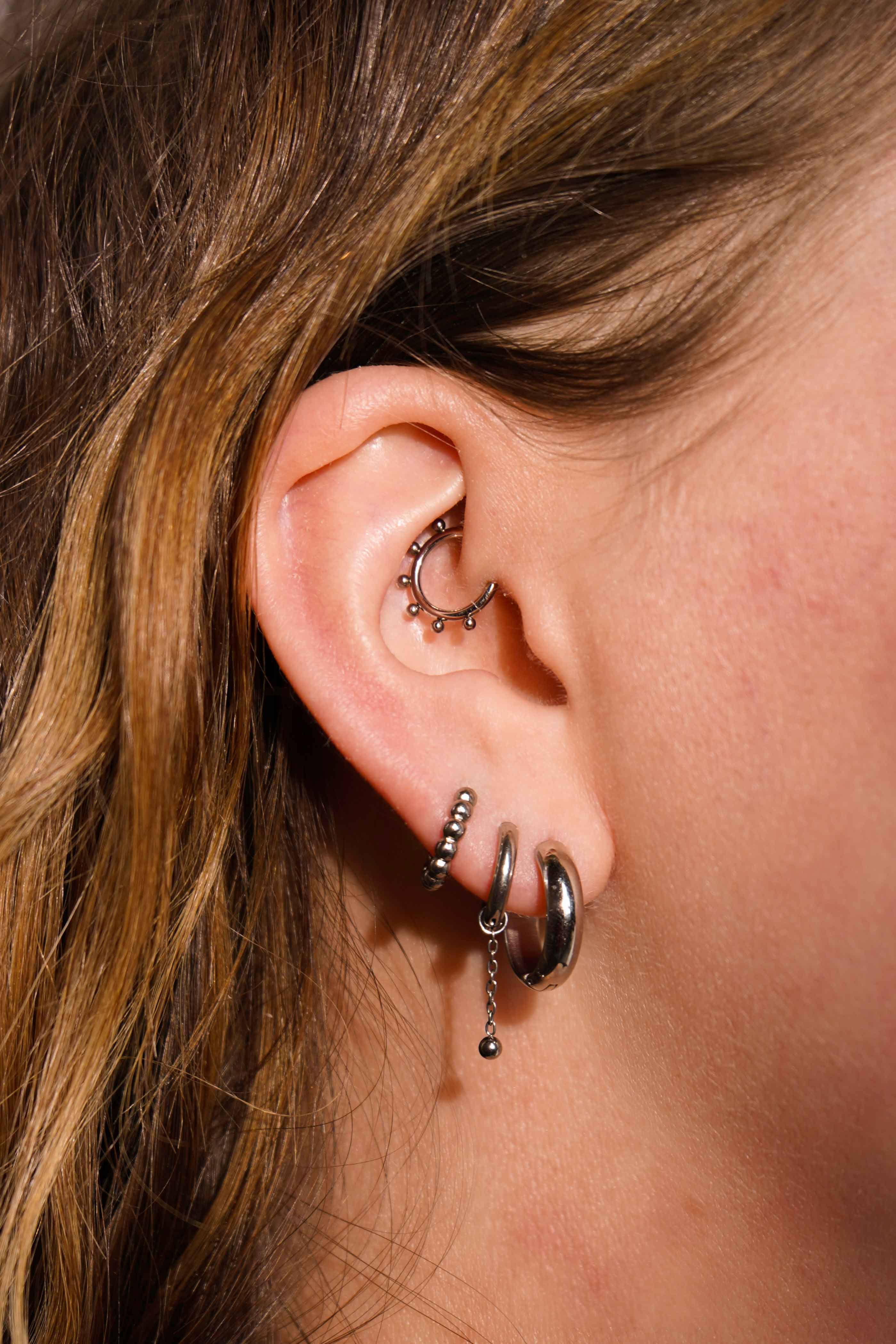 Bauble Titanium Hoop Charm - Image 3