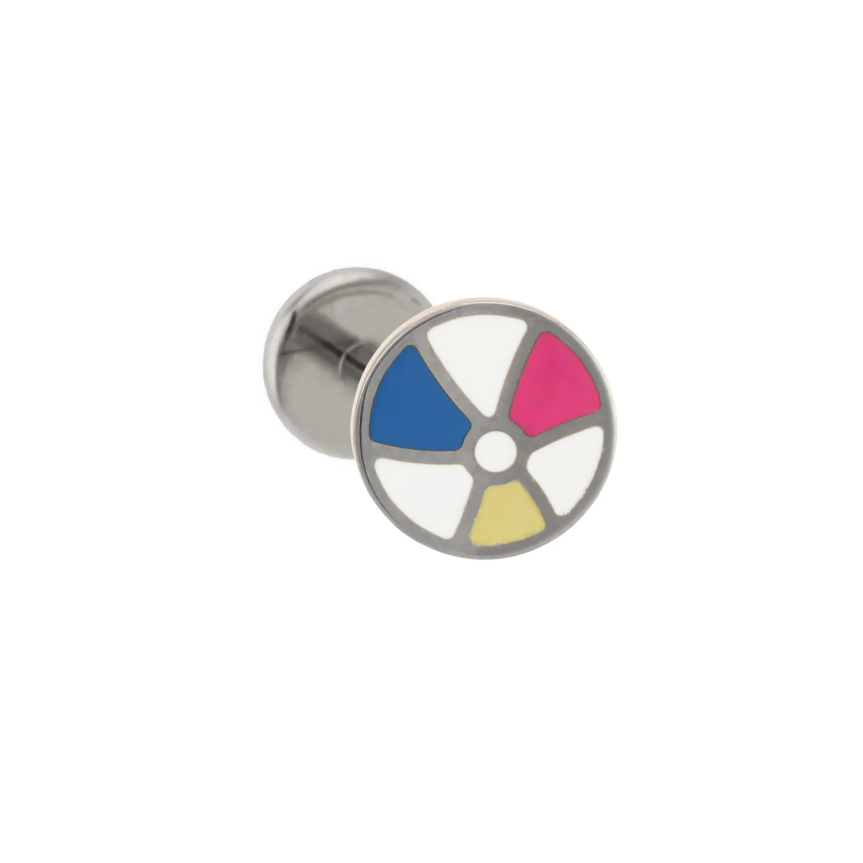 Beach Ball Enamel Flat Back Stud - Image 7