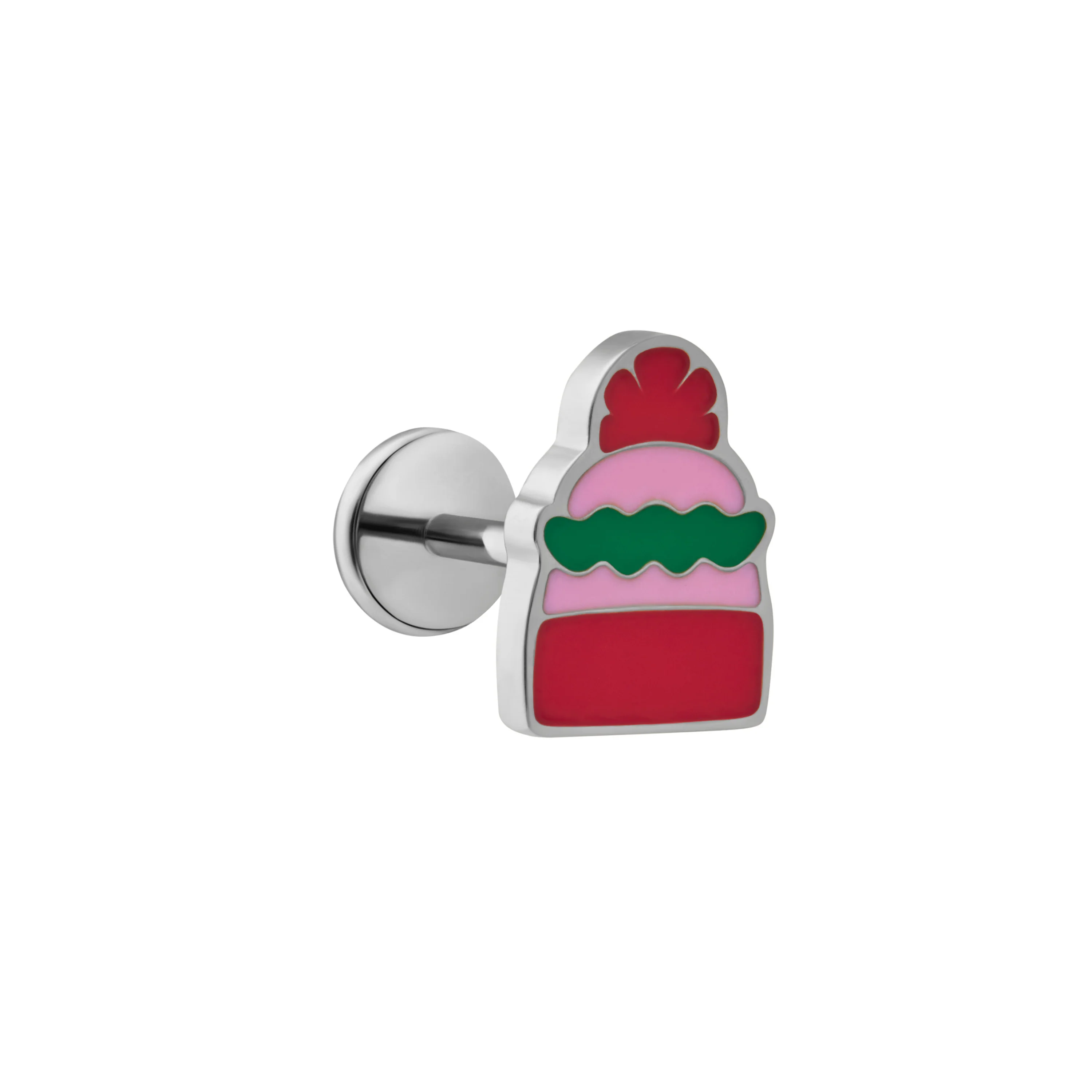 Winter Beanie Enamel Flat Back Stud - Image 5