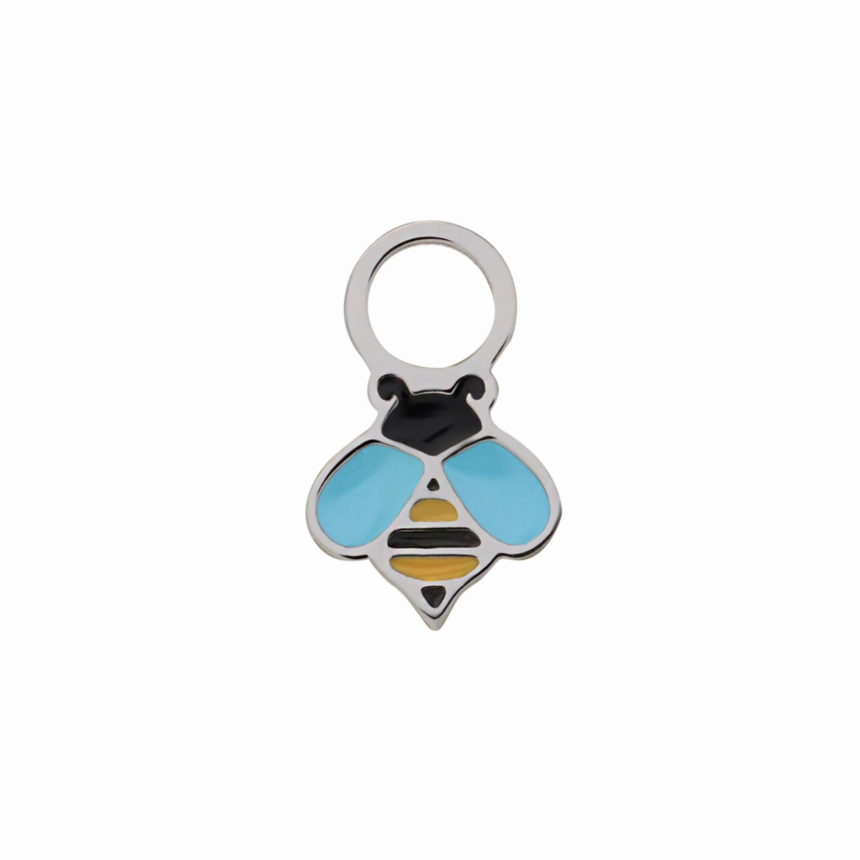 Bee Enamel Hoop Charm - Image 6