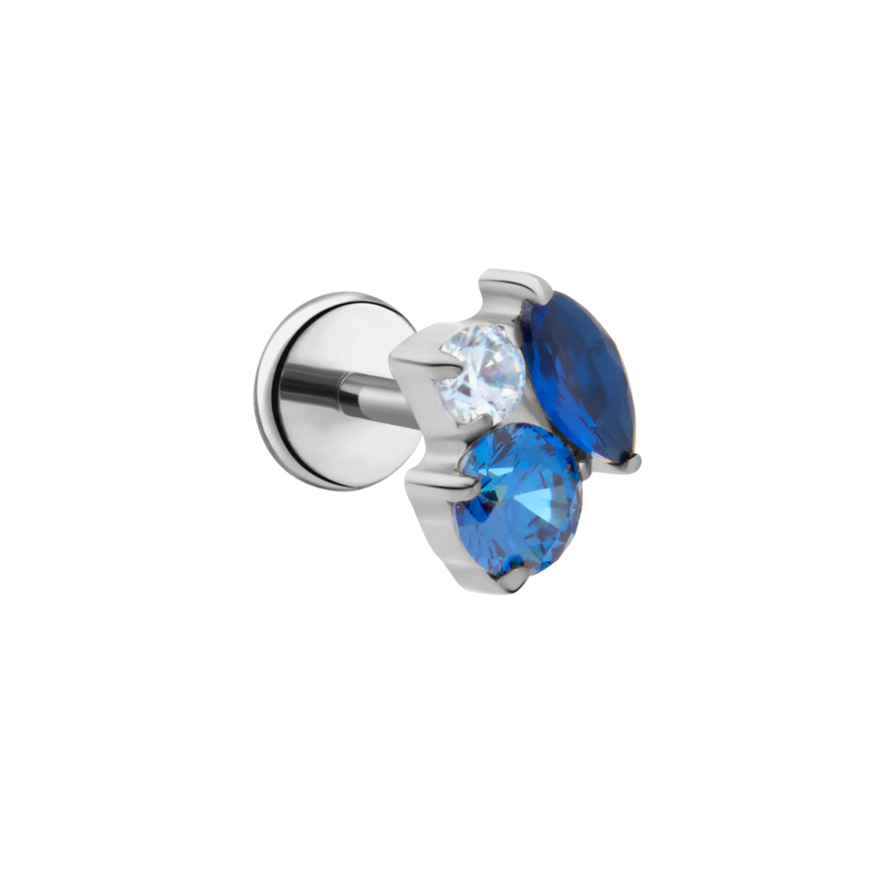 Bijoux Flat Back Stud - Blue - Image 9