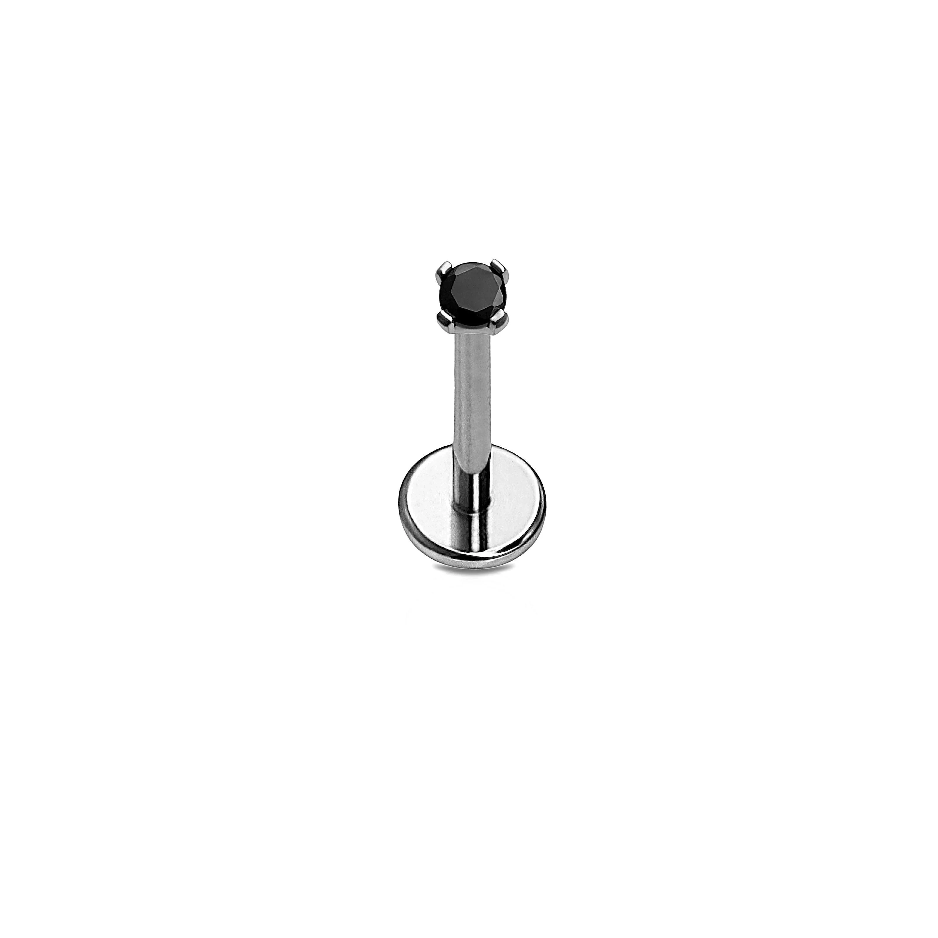 Micro Black Gem Flat Back Stud - Image 9
