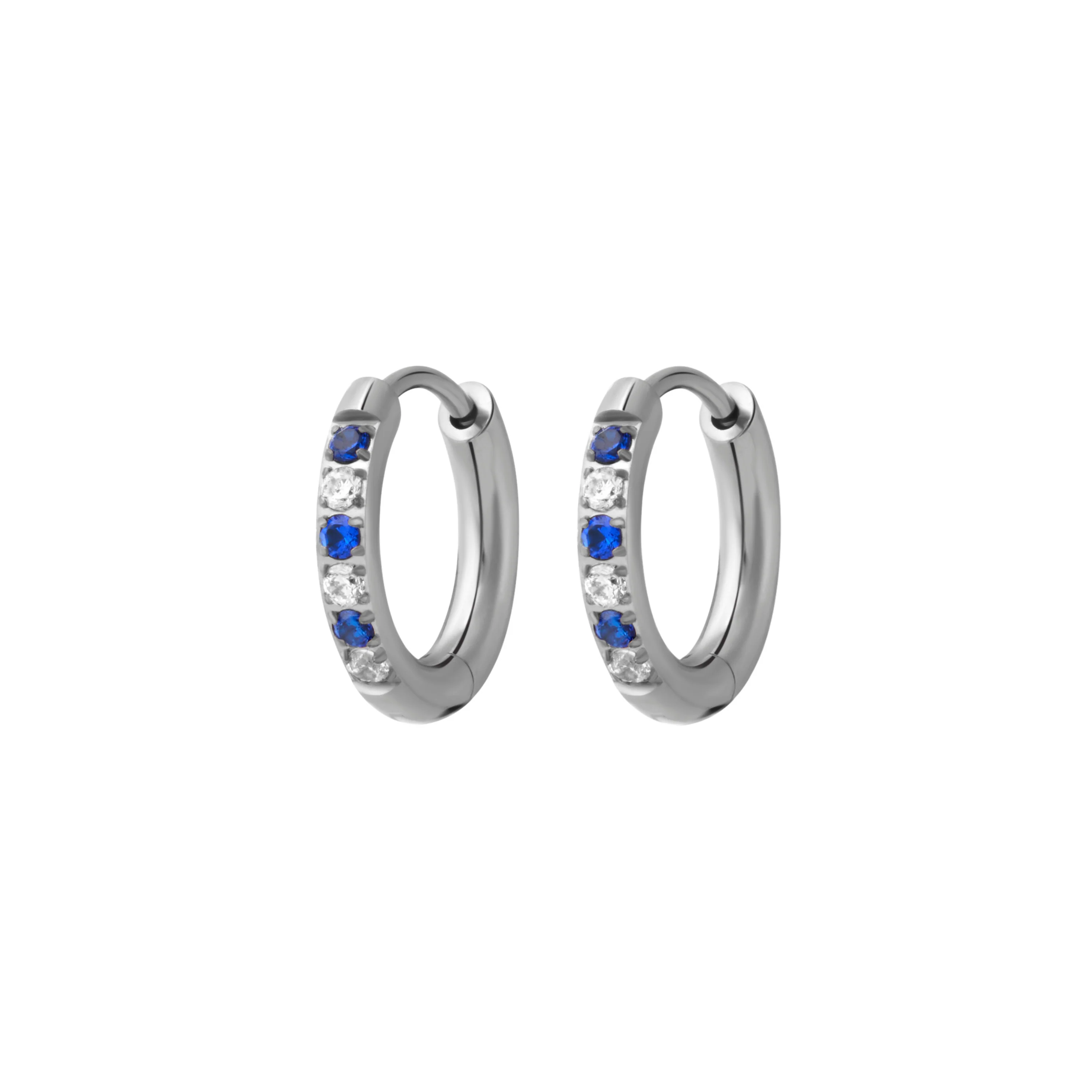 Blue Hour Titanium Celestial Hoops - Image 6