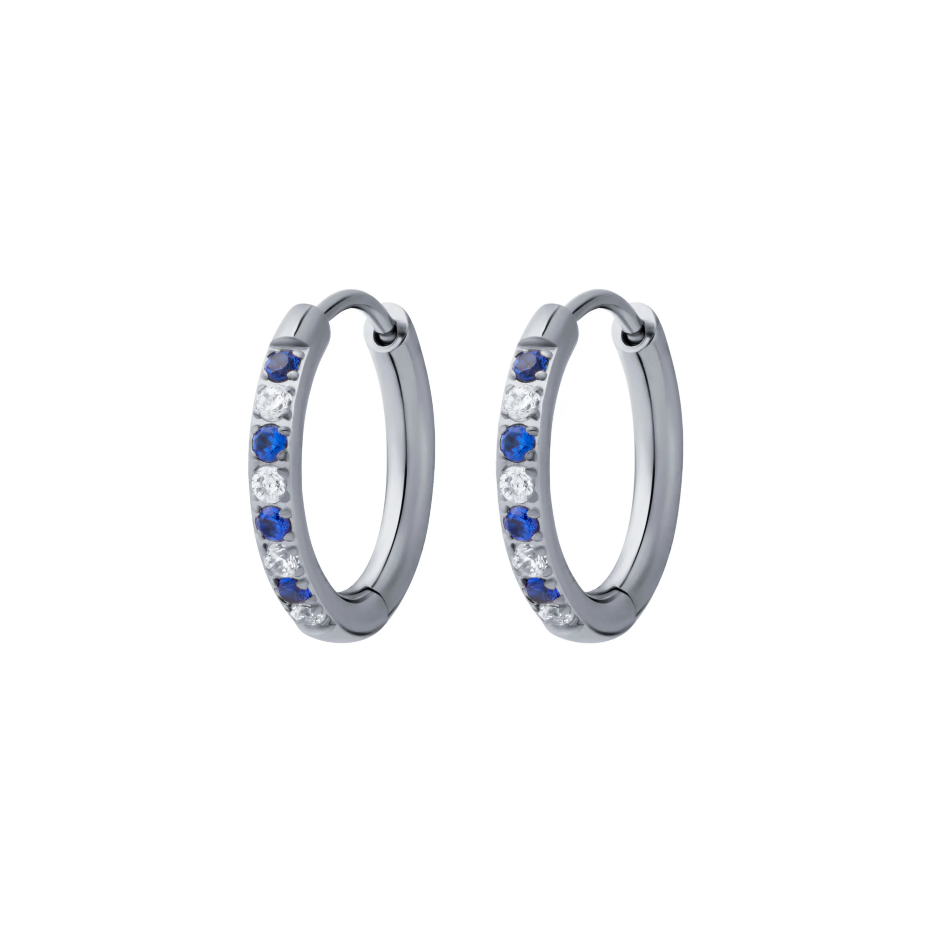 Blue Hour Titanium Celestial Hoops - Image 7