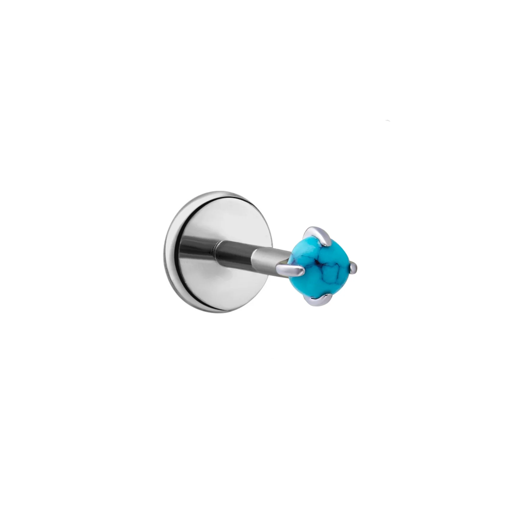 Blue Howlite Flat Back Stud - Image 8