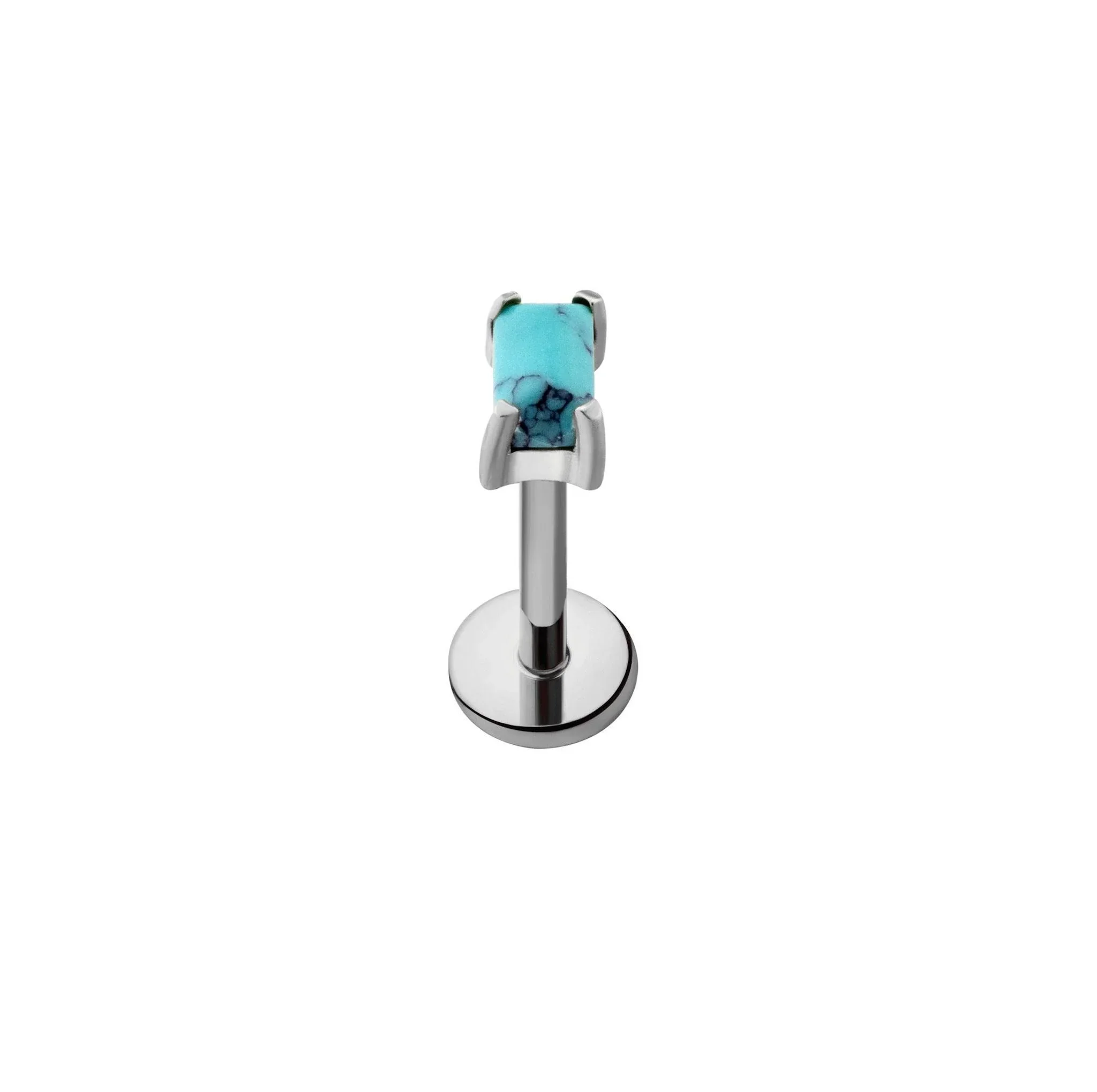 Blue Skies Baguette Flat Back Stud - Image 5