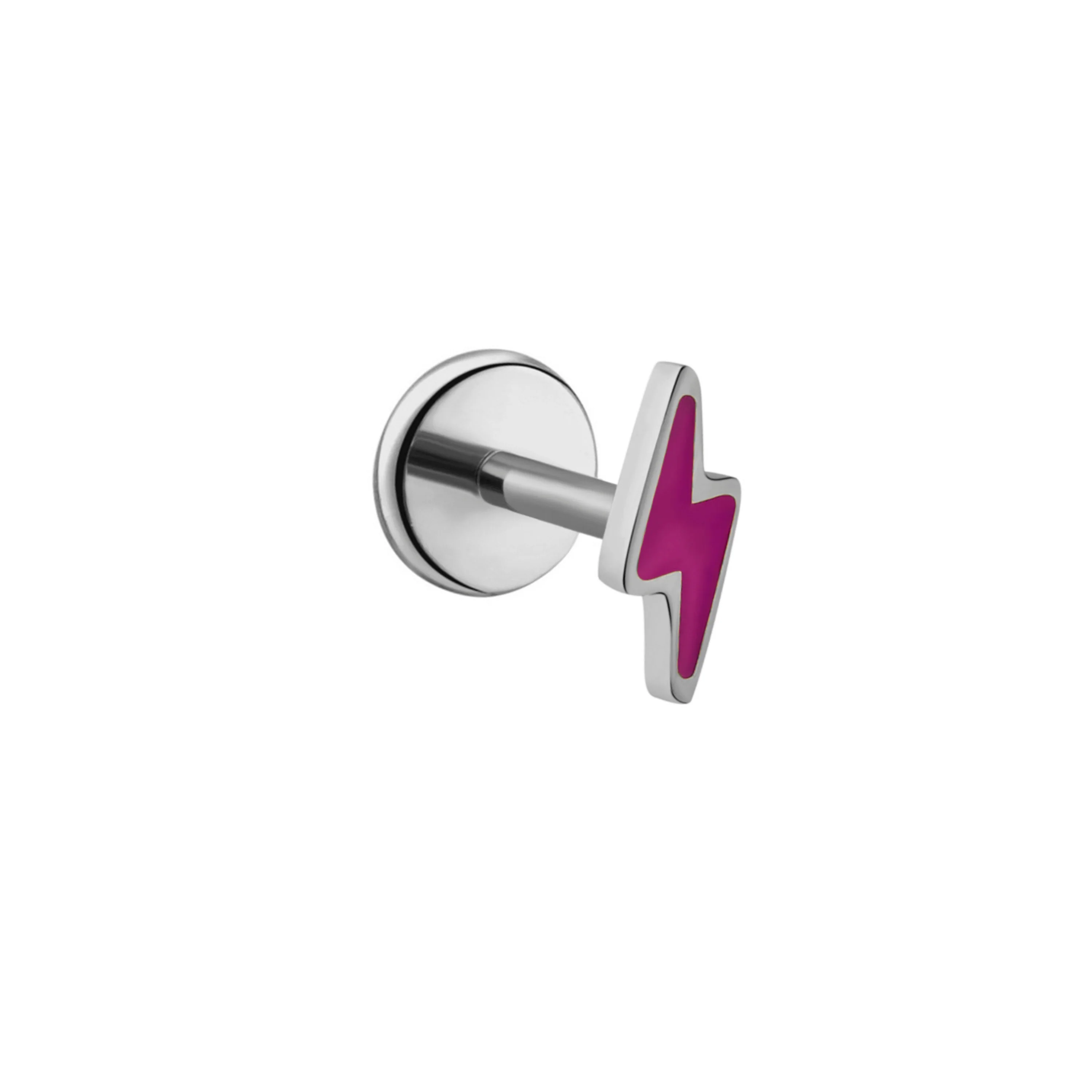 Bolt Flat Back Stud - Hot Pink - Image 6