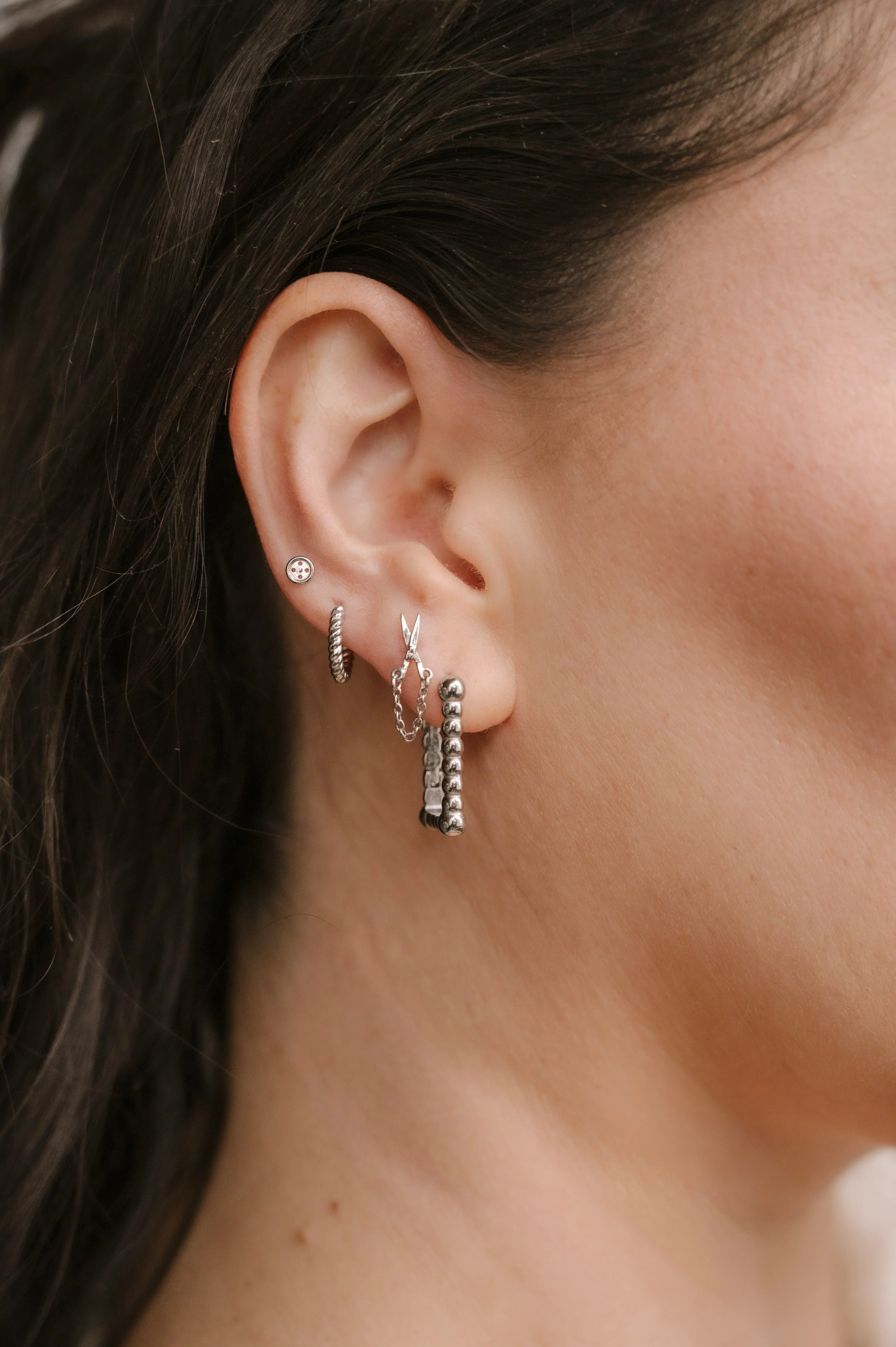 Button Flat Back Stud - Image 2