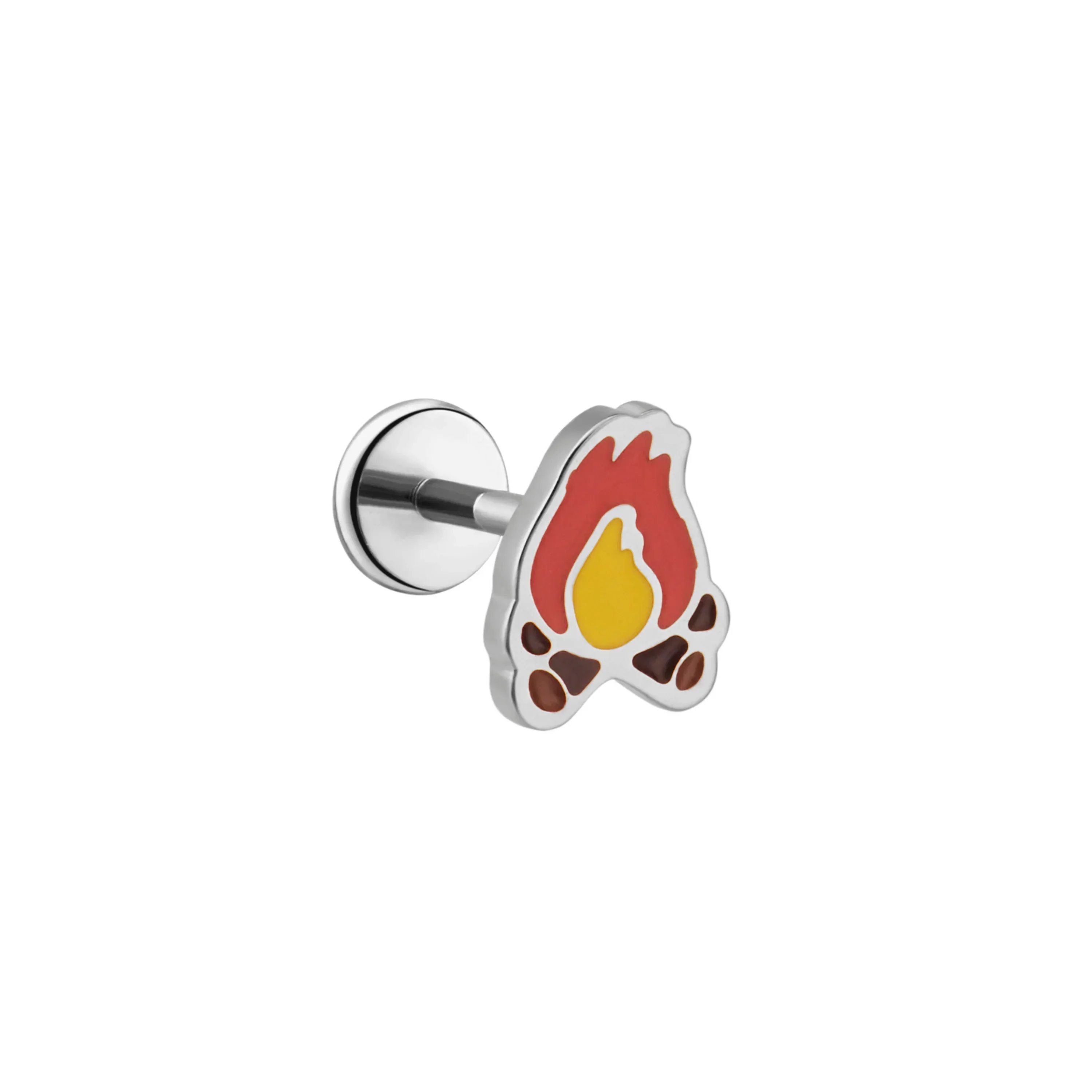 Campfire Enamel Flat Back Stud - Image 8
