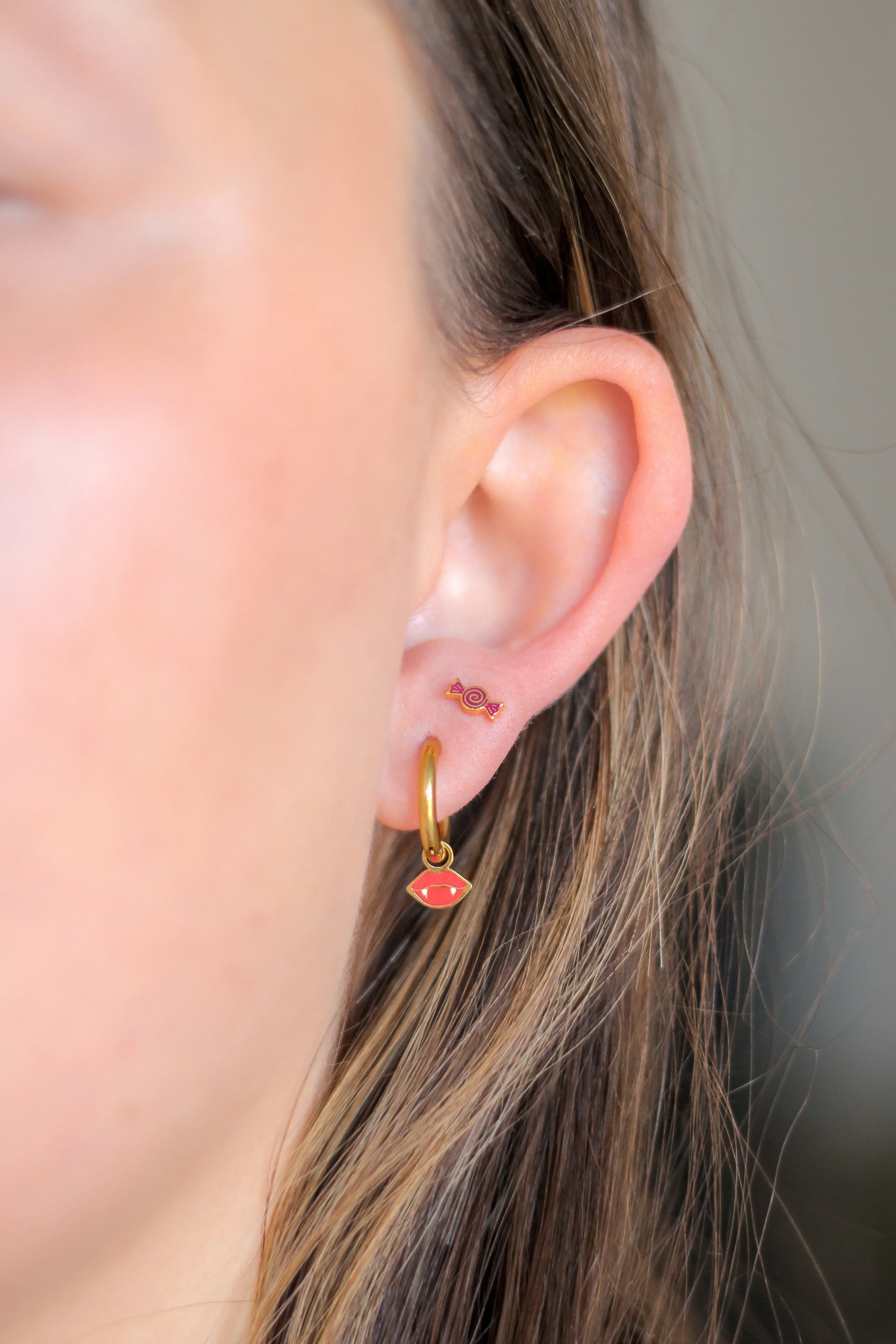 Candy Cutie Enamel Flat Back Stud - Image 3