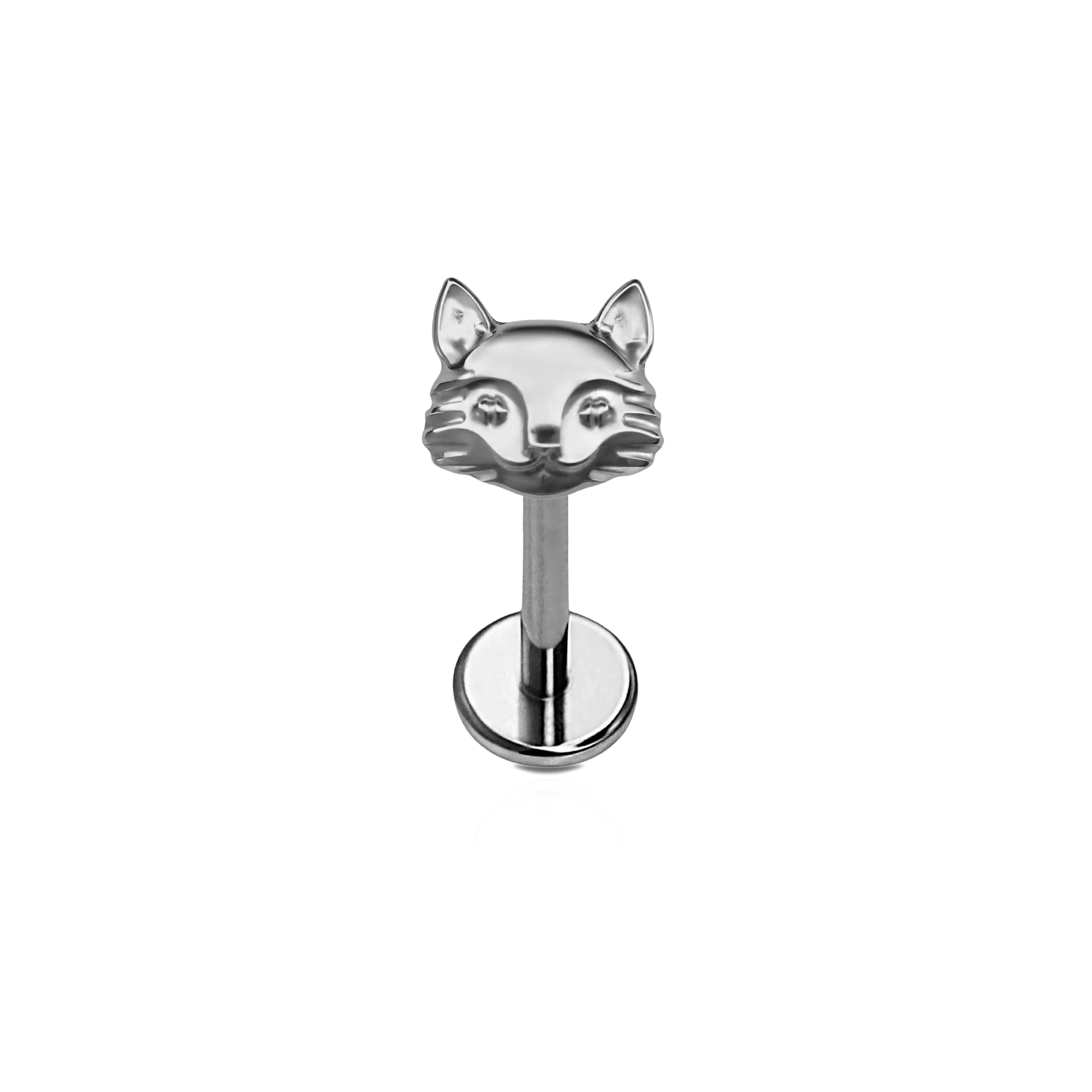 Cat Face Flat Back Stud - Image 6
