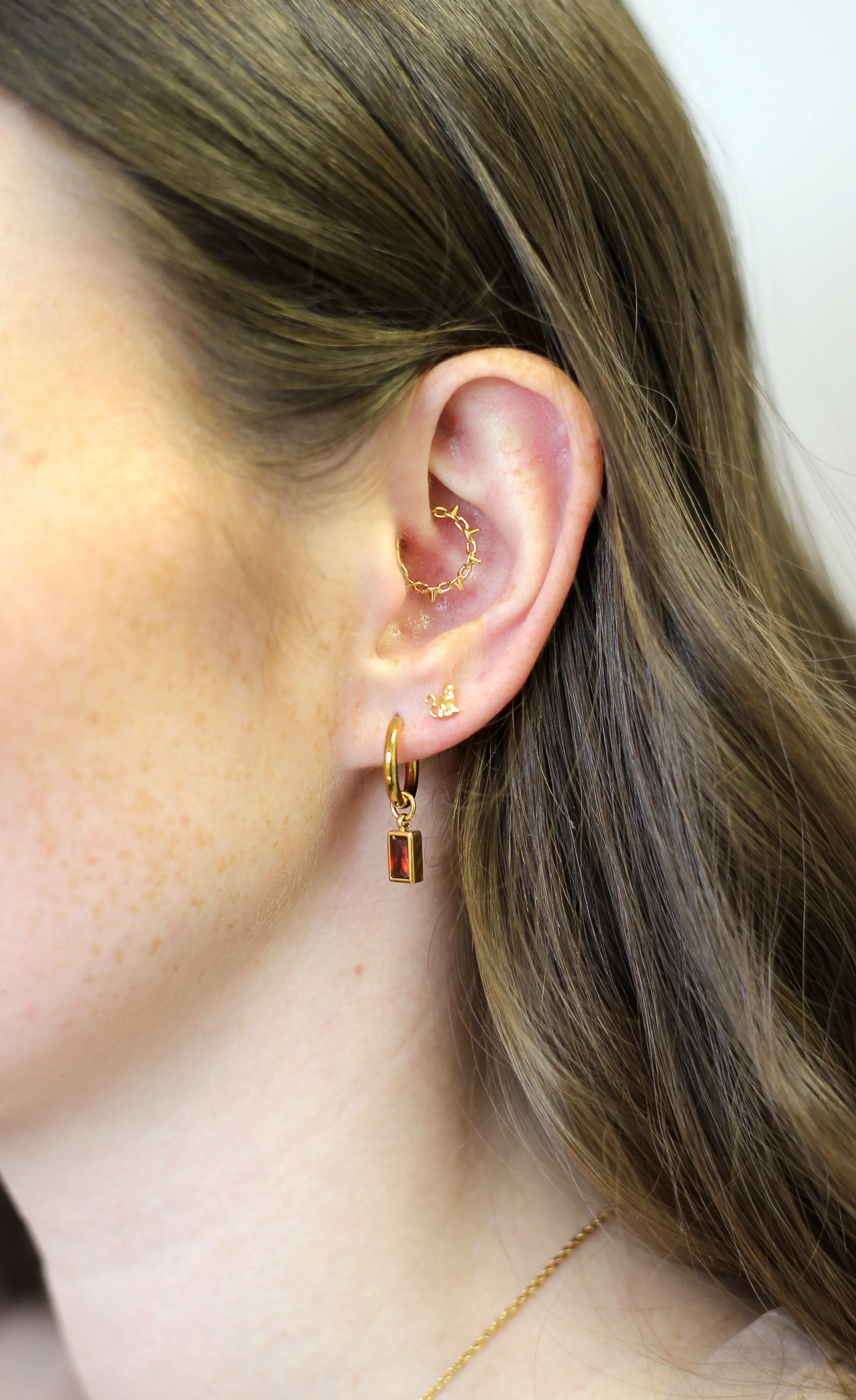 Cat Profile Flat Back Stud - Image 3