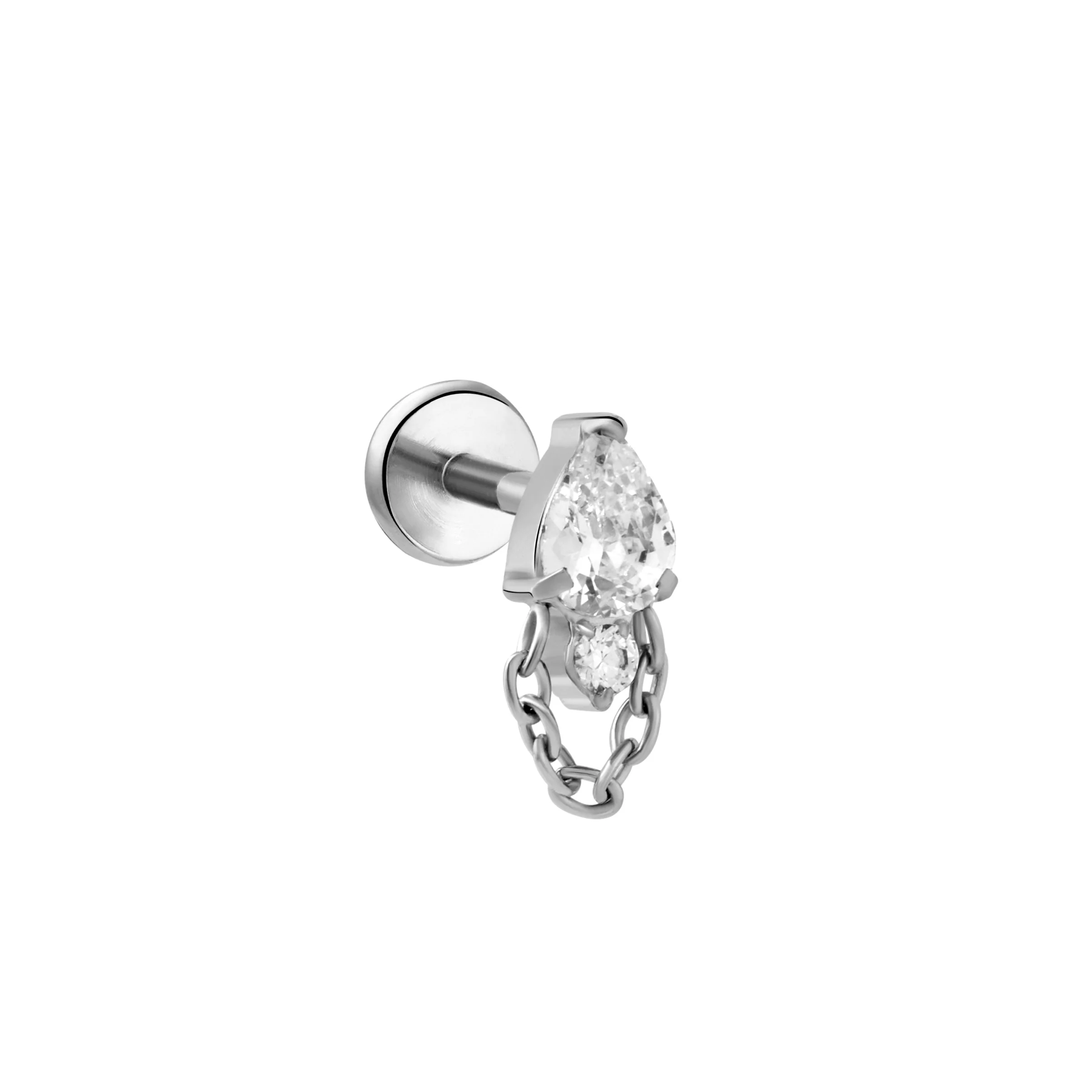 Celise Flat Back Stud - Image 6