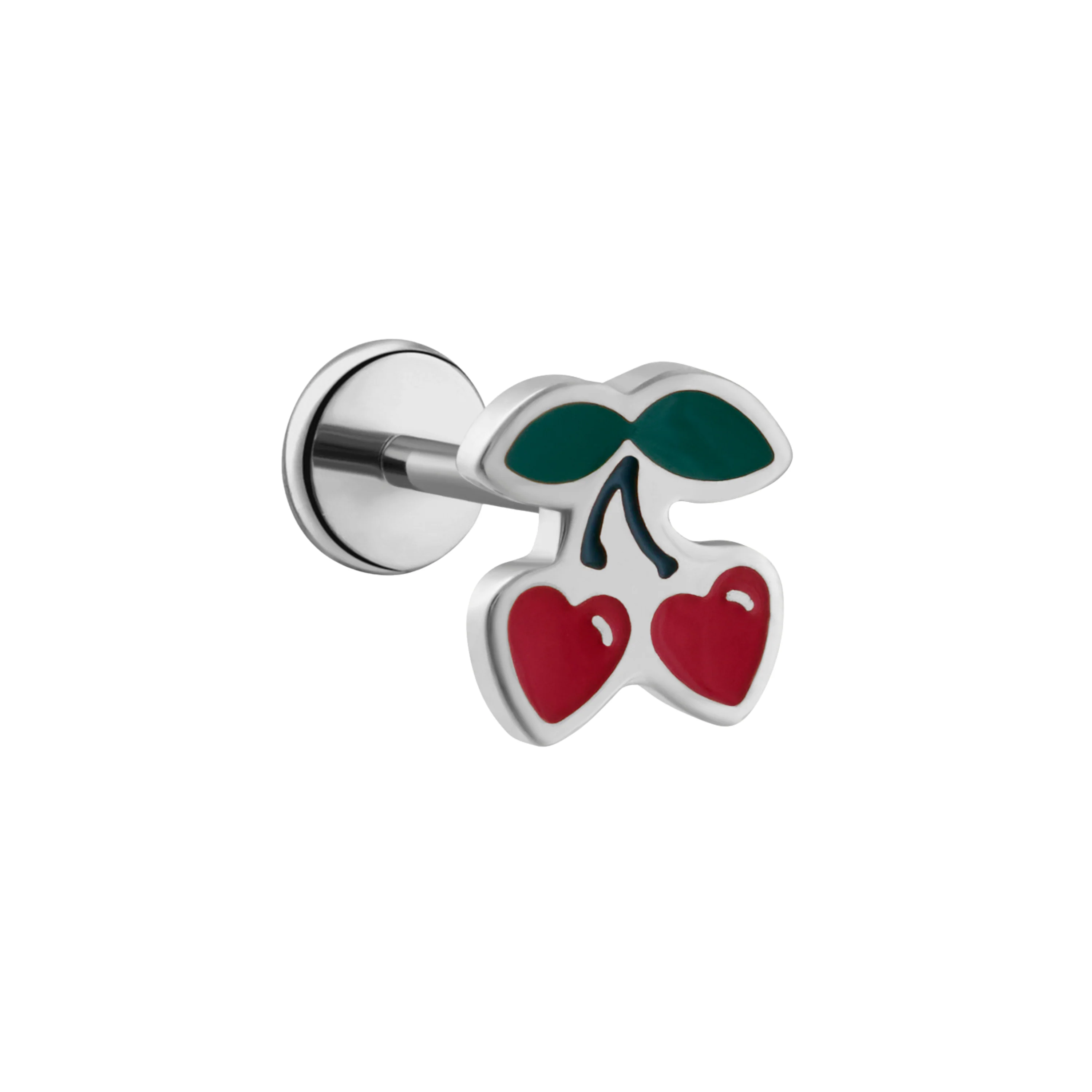 Cherry Heart Flat Back Stud - Image 8