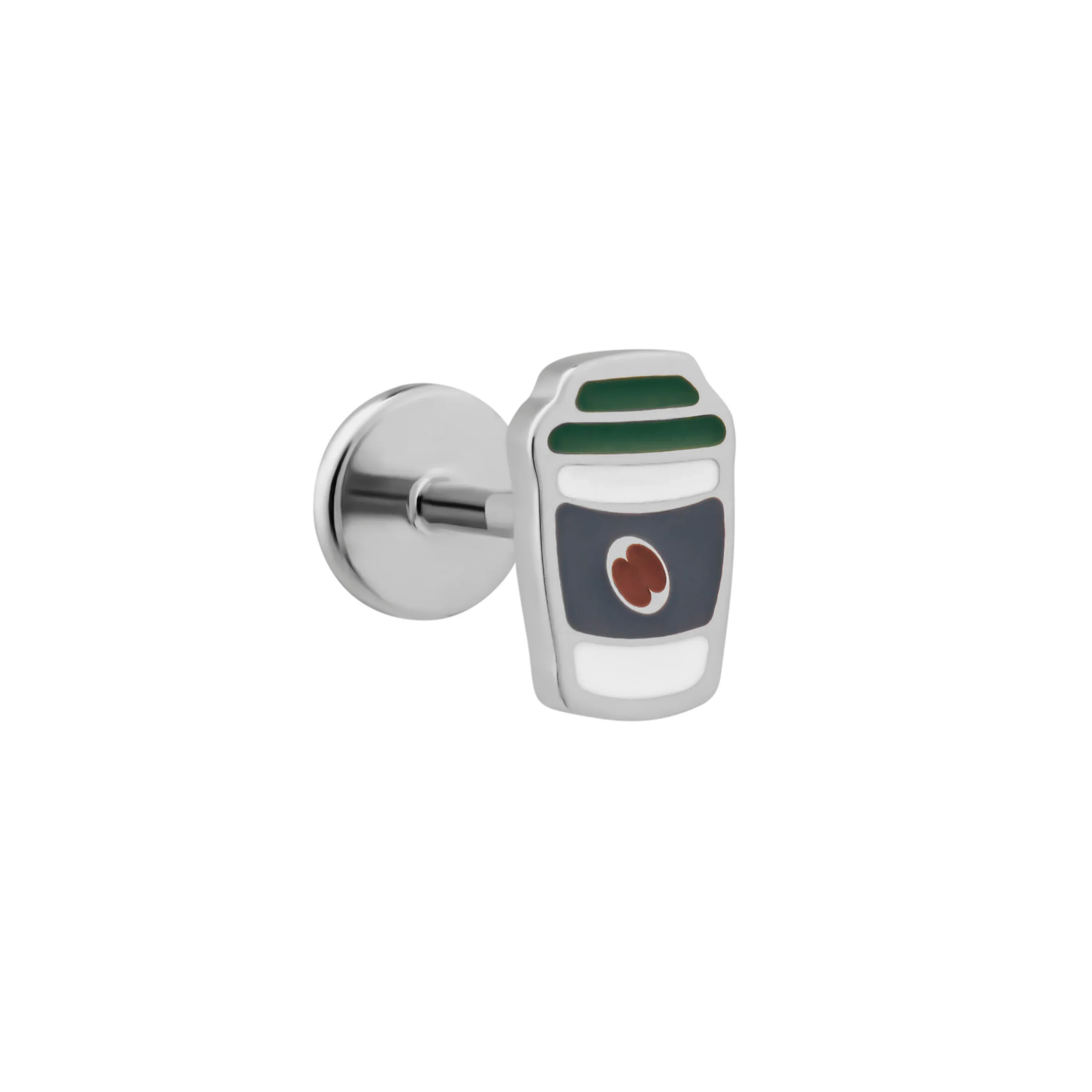Coffee-To-Go Enamel Flat Back Stud - Image 5