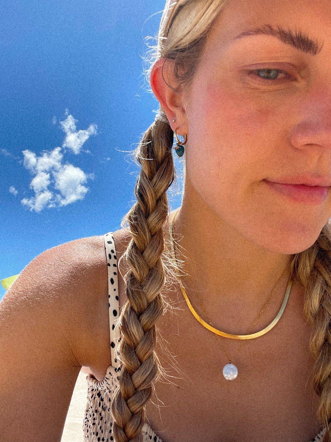 Coin Pearl Pendant Necklace - Image 3