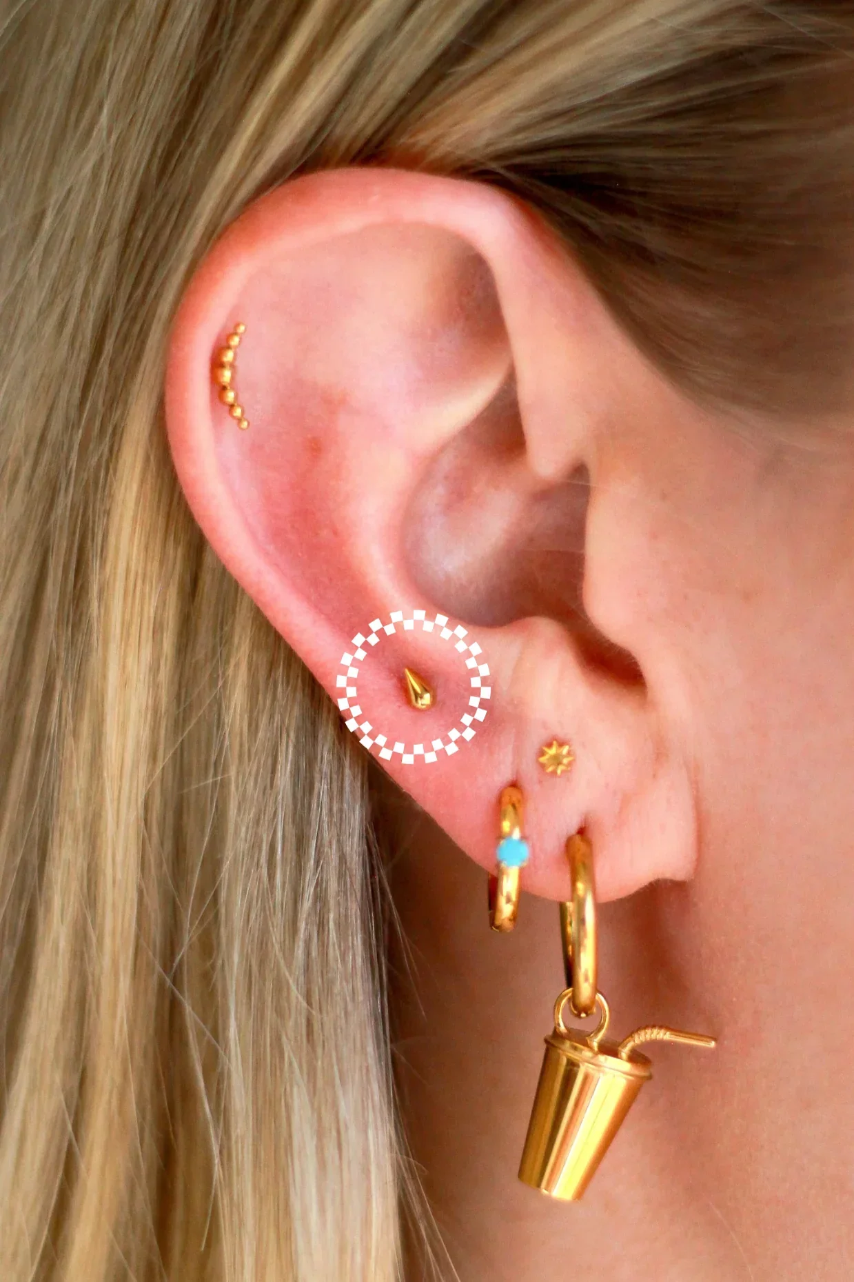Condensation Flat Back Stud - Image 2