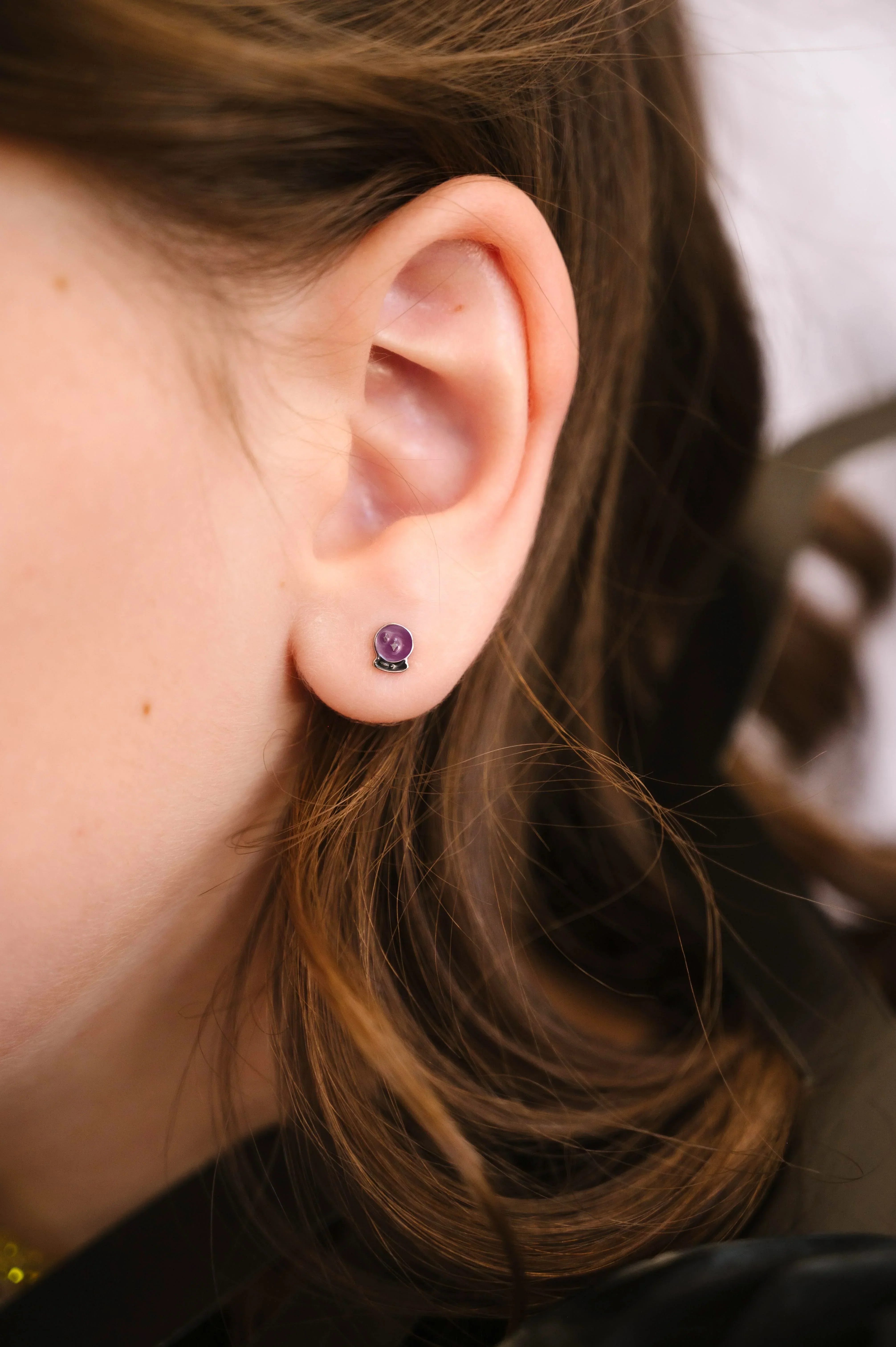 Crystal Ball Enamel Flat Back Stud - Image 5