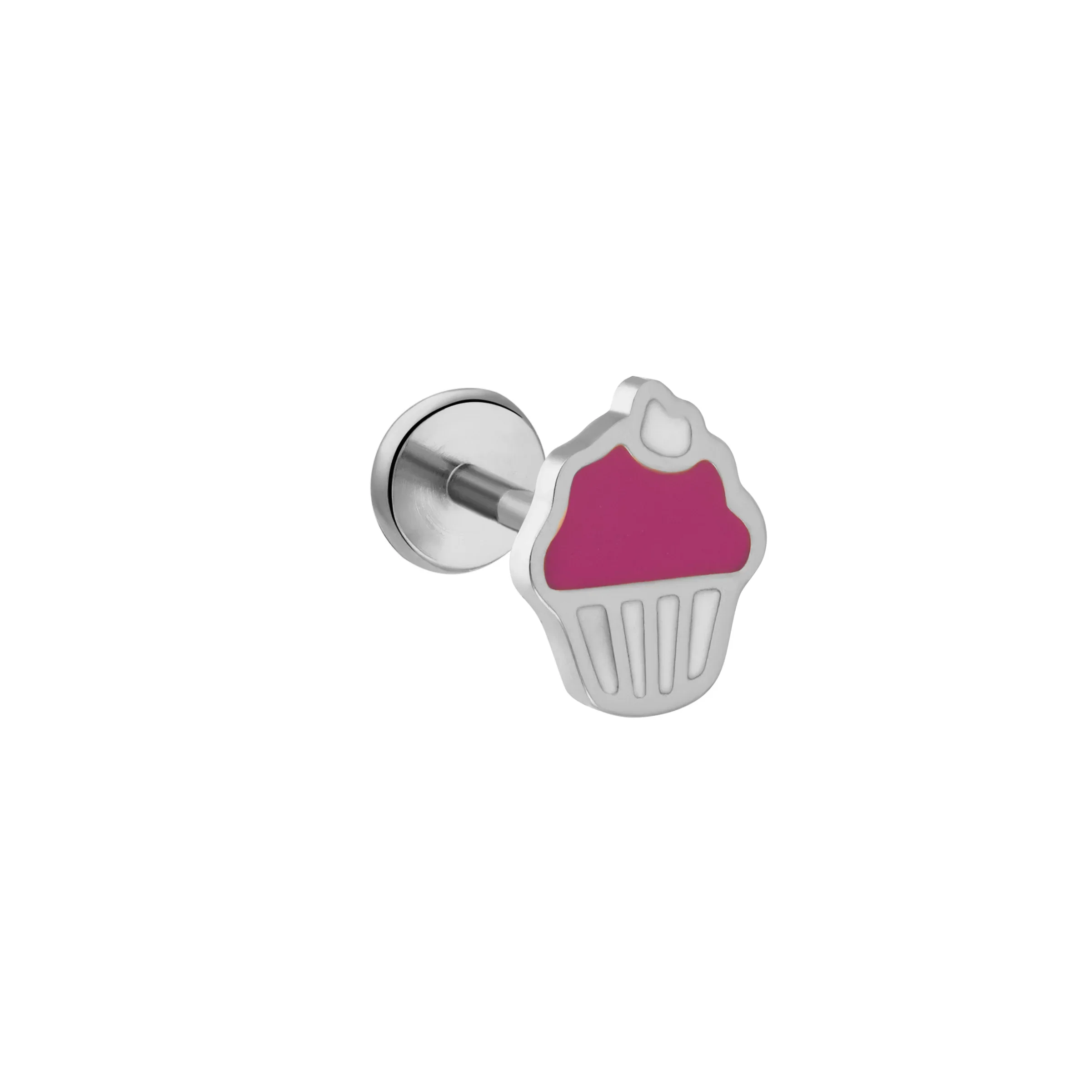 Cupcake Enamel Flat Back Stud - Image 8
