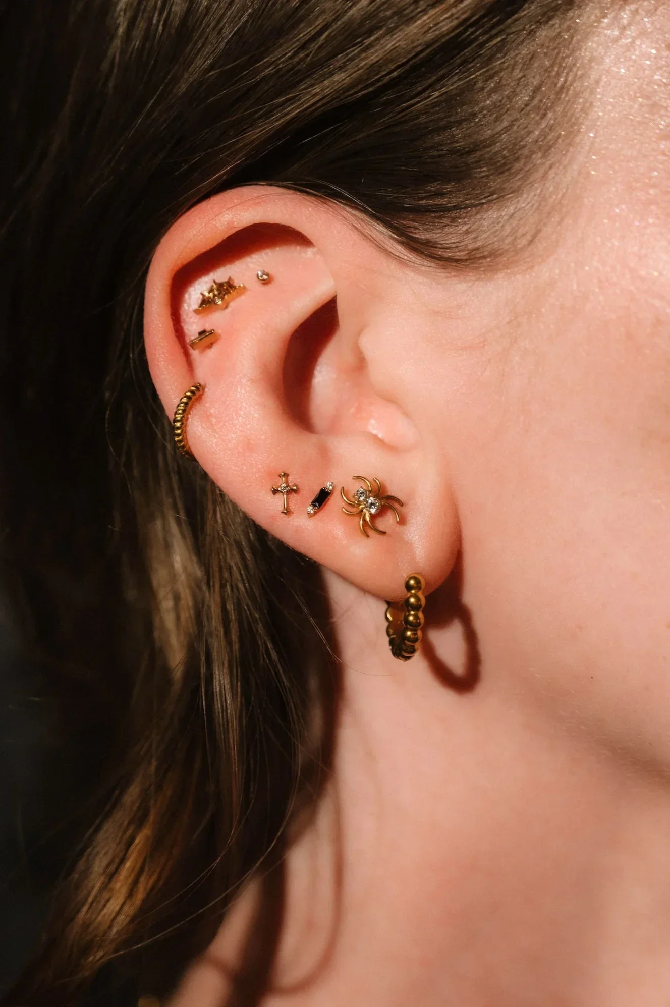 Distant Lover Flat Back Stud - Onyx - Image 3