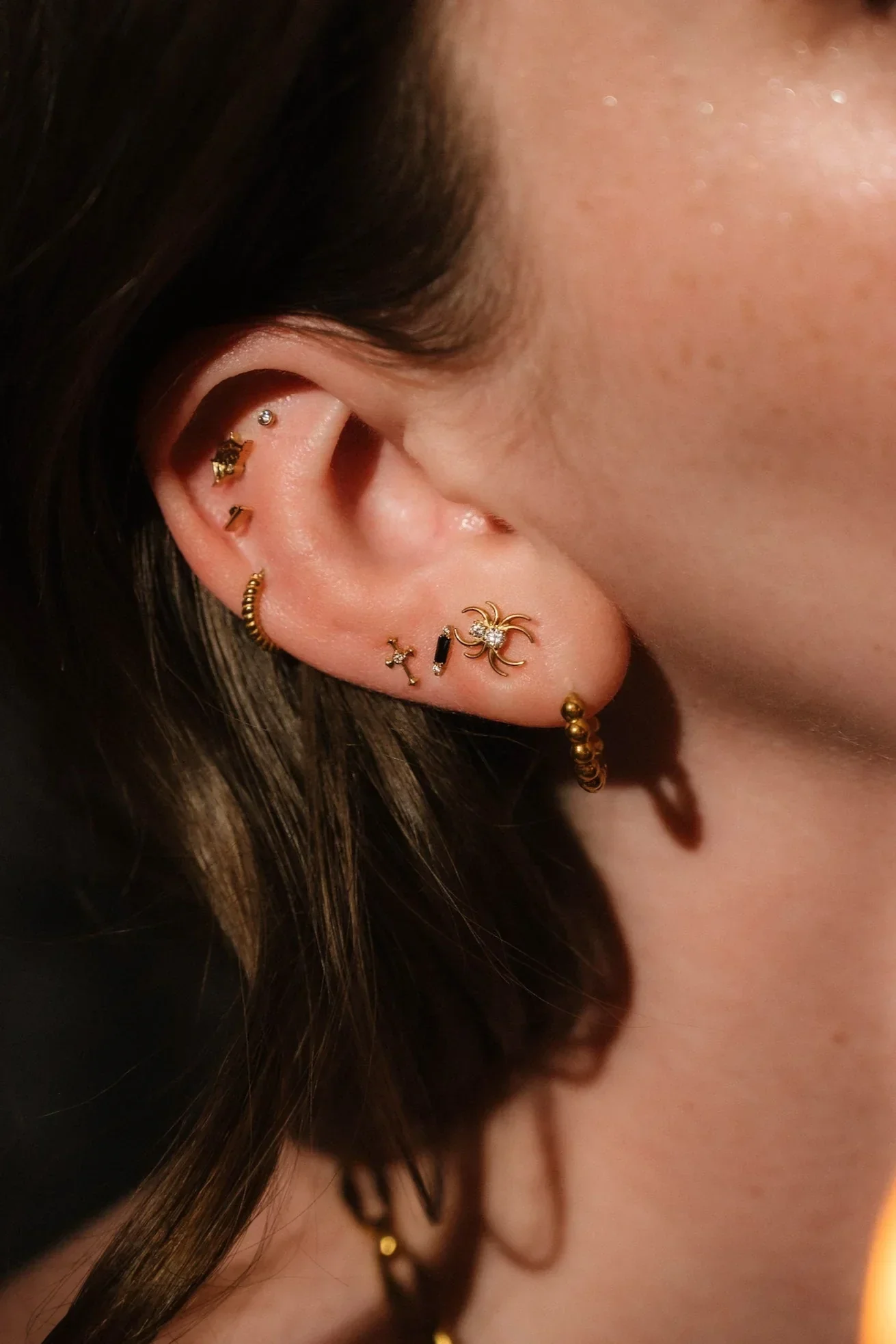 Distant Lover Flat Back Stud - Onyx - Image 4