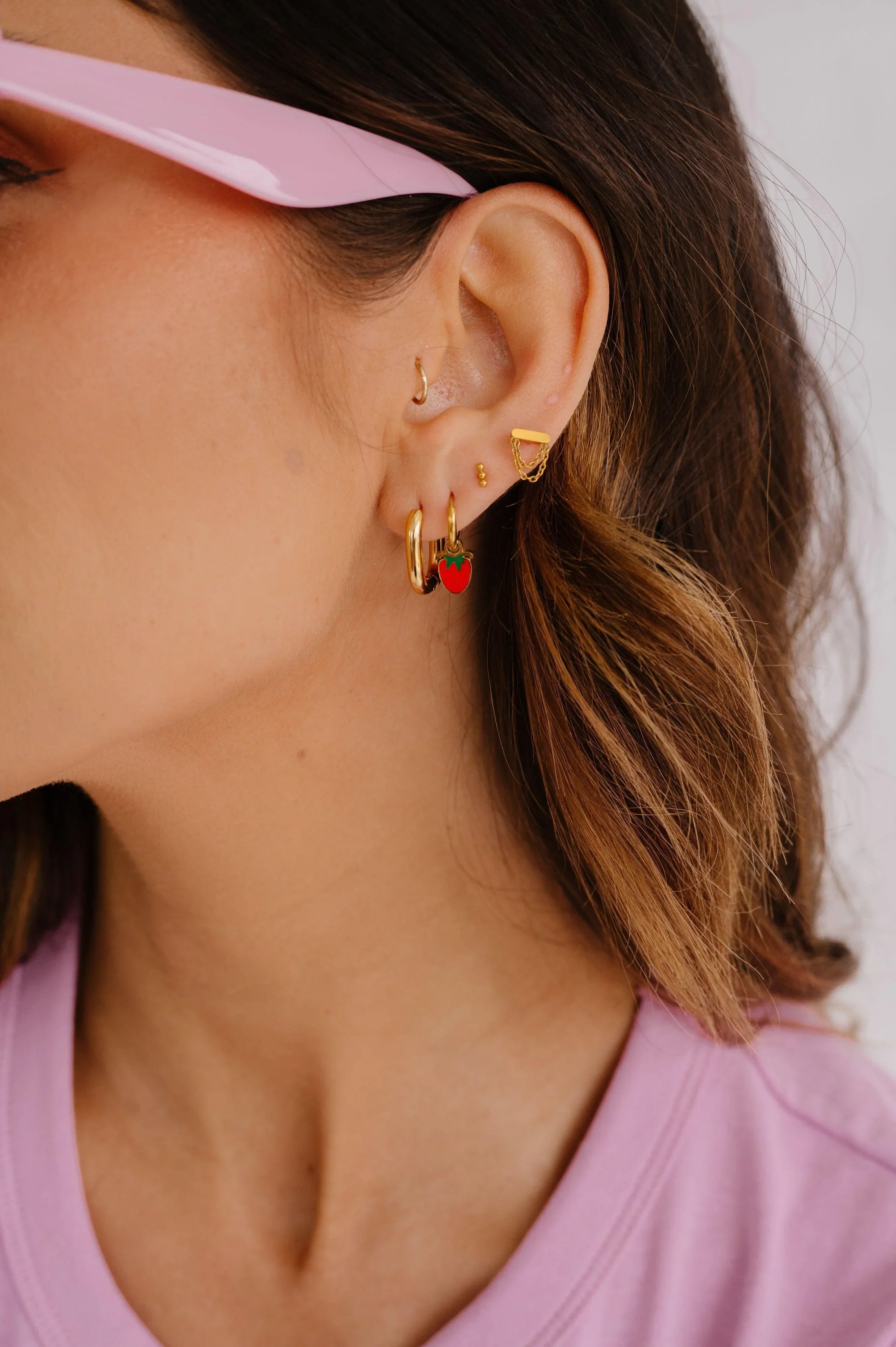 Dual Chain Flat Back Stud - Image 2