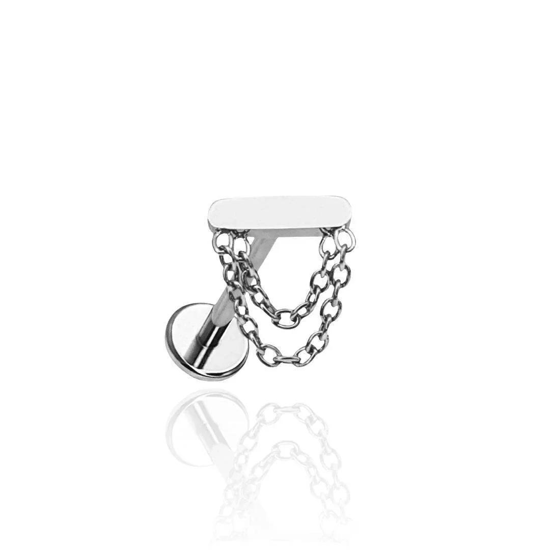 Dual Chain Flat Back Stud - Image 7