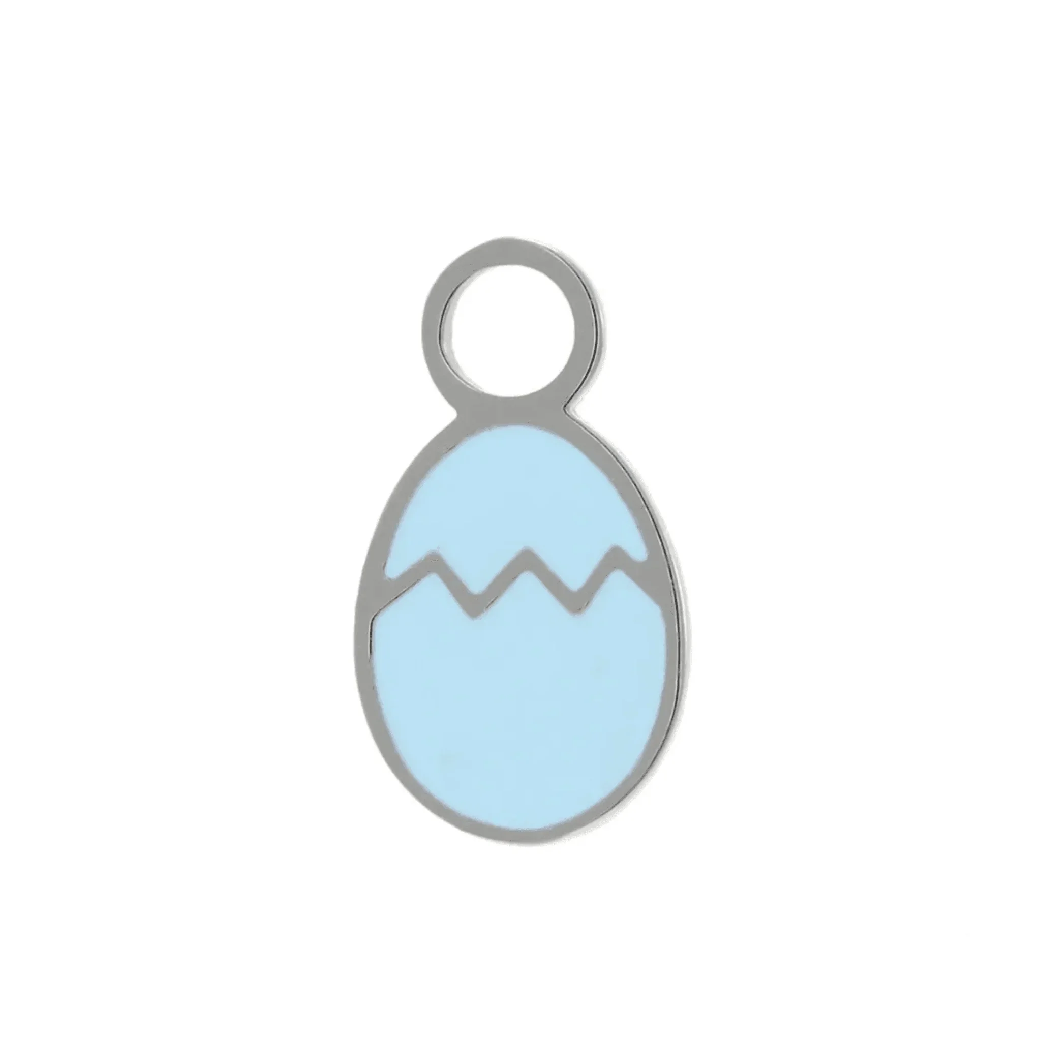 Robin's Egg Hoop Charm - Image 4