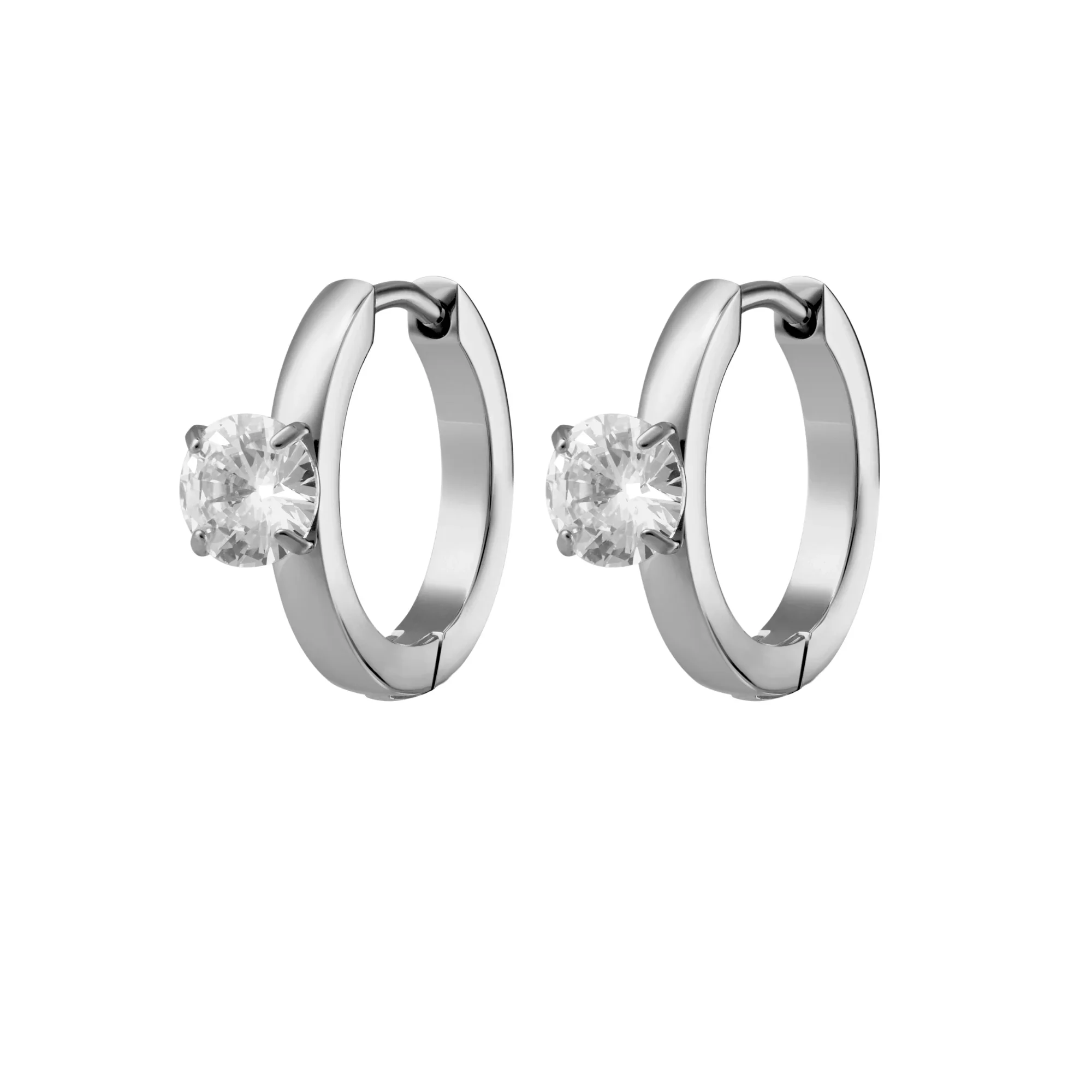 Engagement Ring Titanium Hoops - Image 5