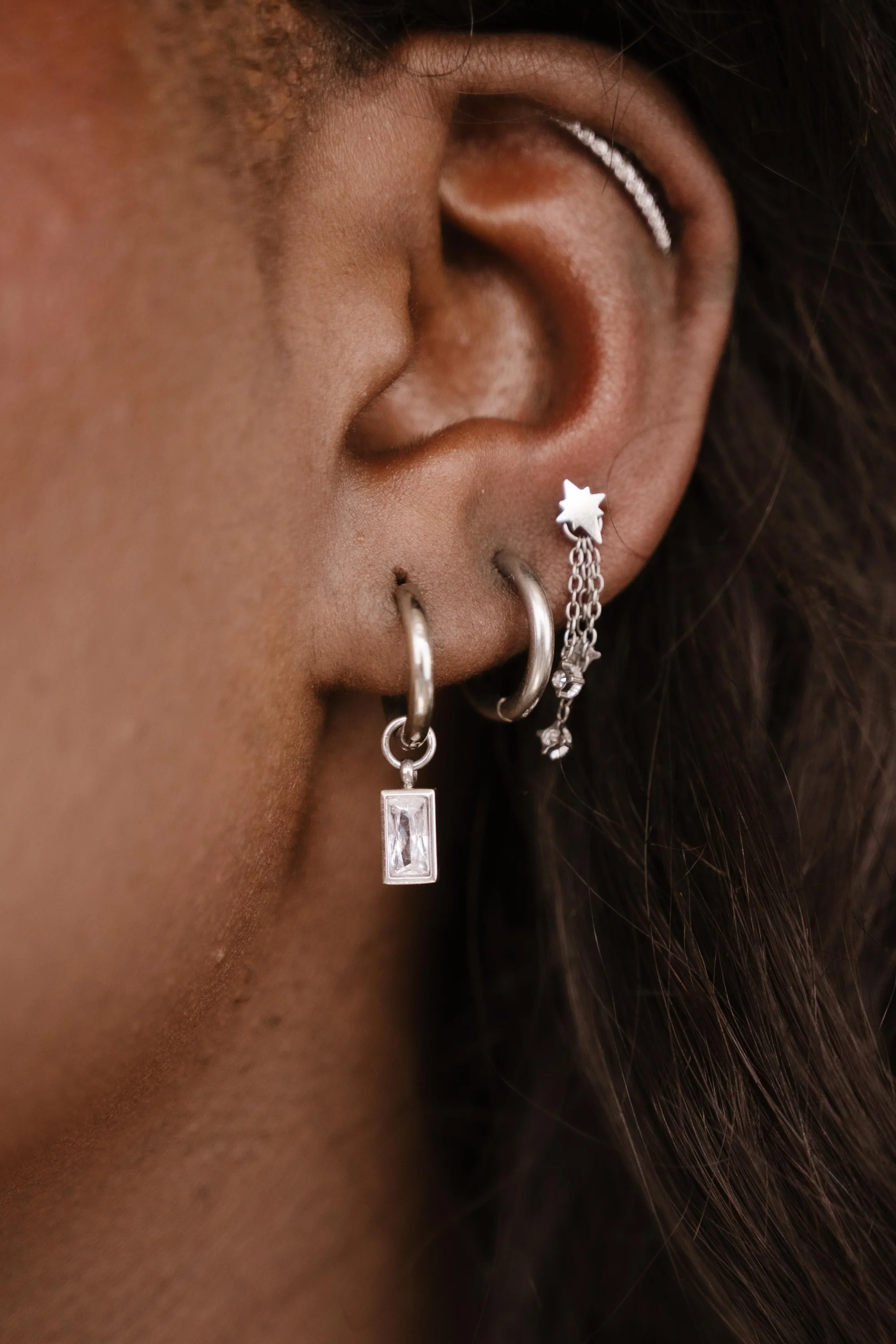 Esme Hoops - Clear - Image 4