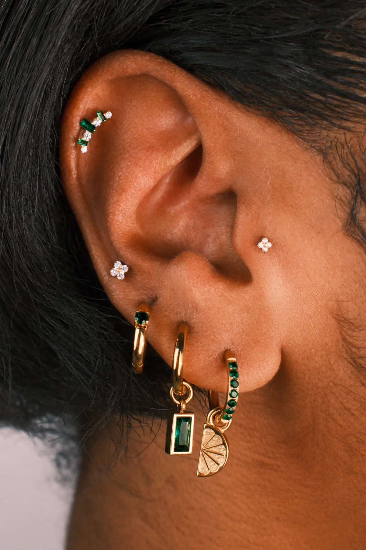 Esme Hoops - Emerald - Image 2