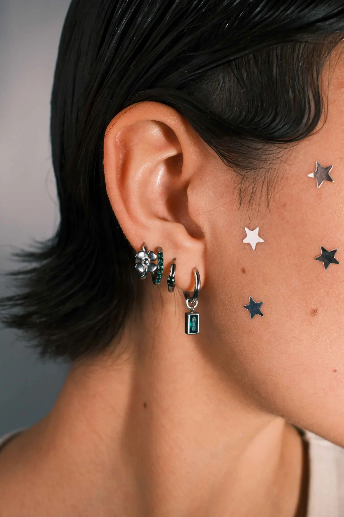 Esme Hoops - Emerald - Image 4