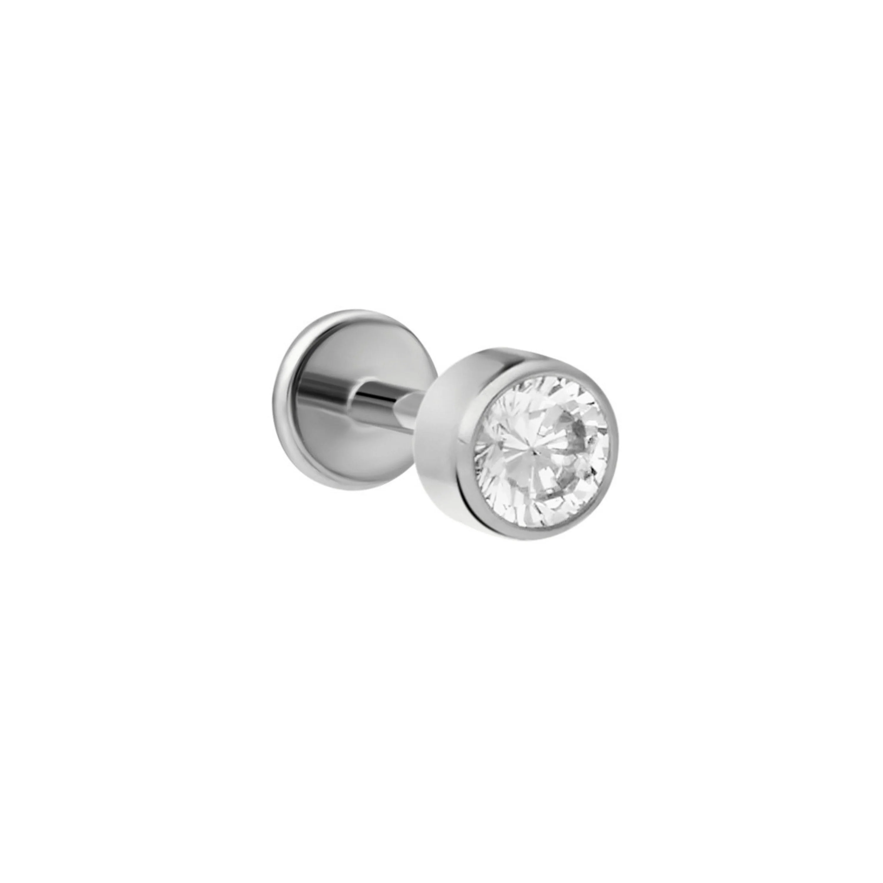 Essential Round Bezel Flat Back Stud - Image 6