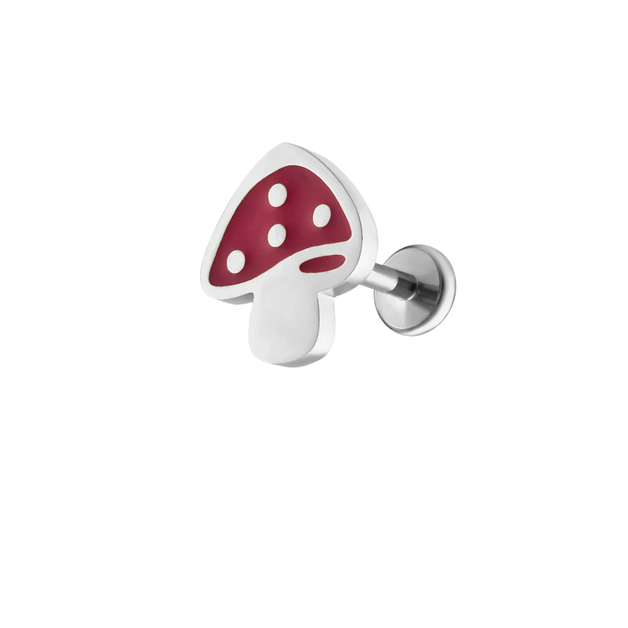 Fairy Mushroom Enamel Flat Back Stud - Image 6