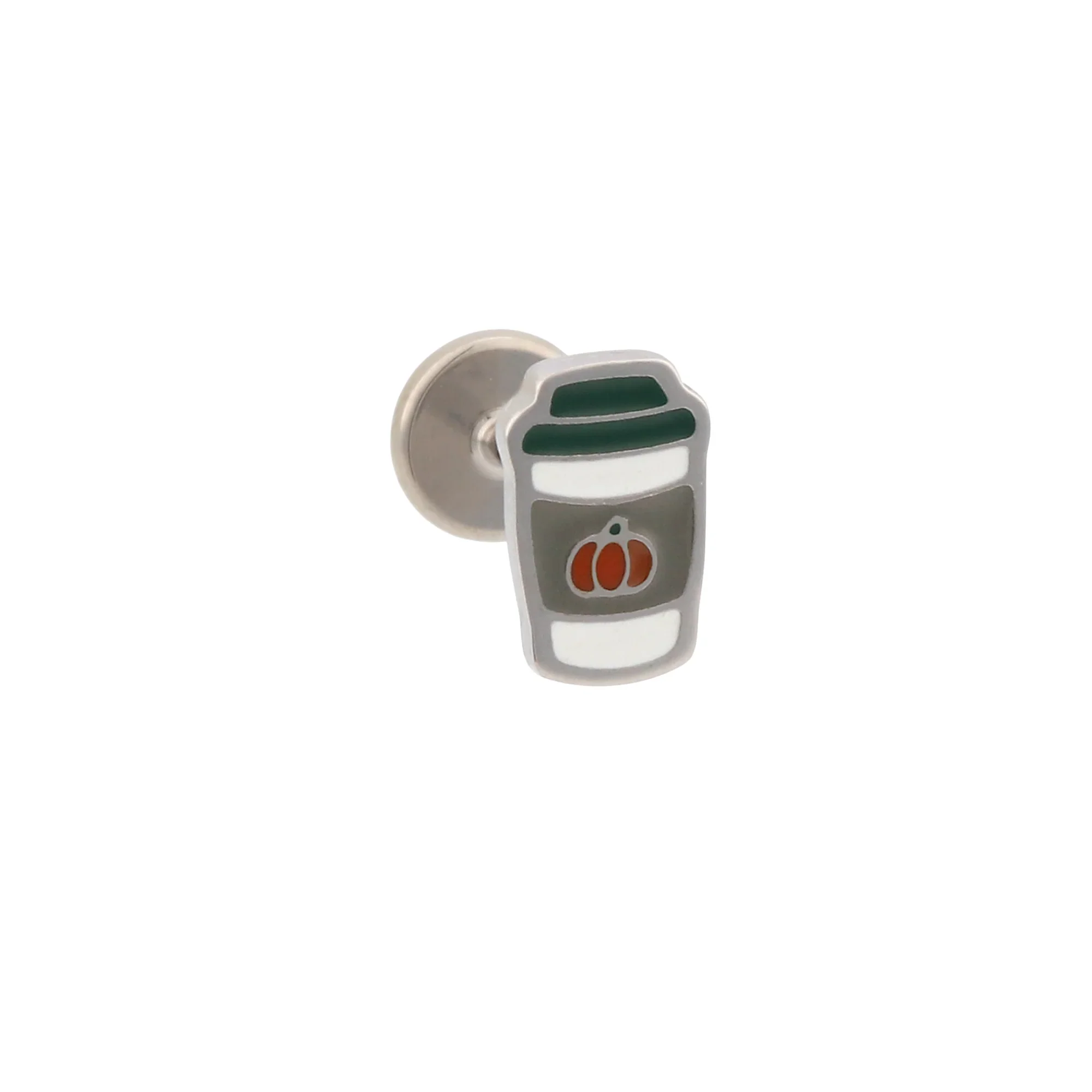 Fall Drink (PSL) Enamel Flat Back Stud - Image 5