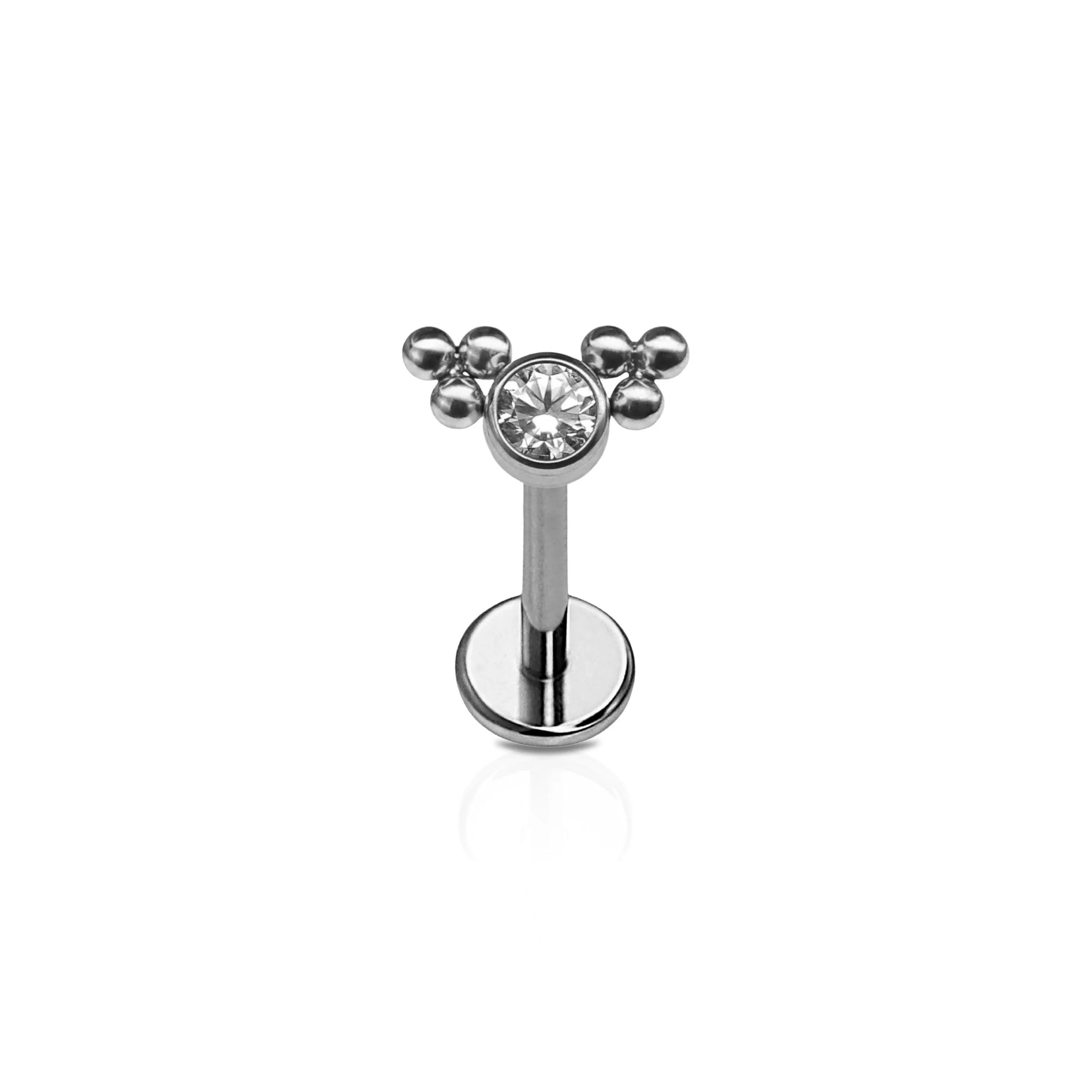 Festive Holly Flat Back Stud - Image 8