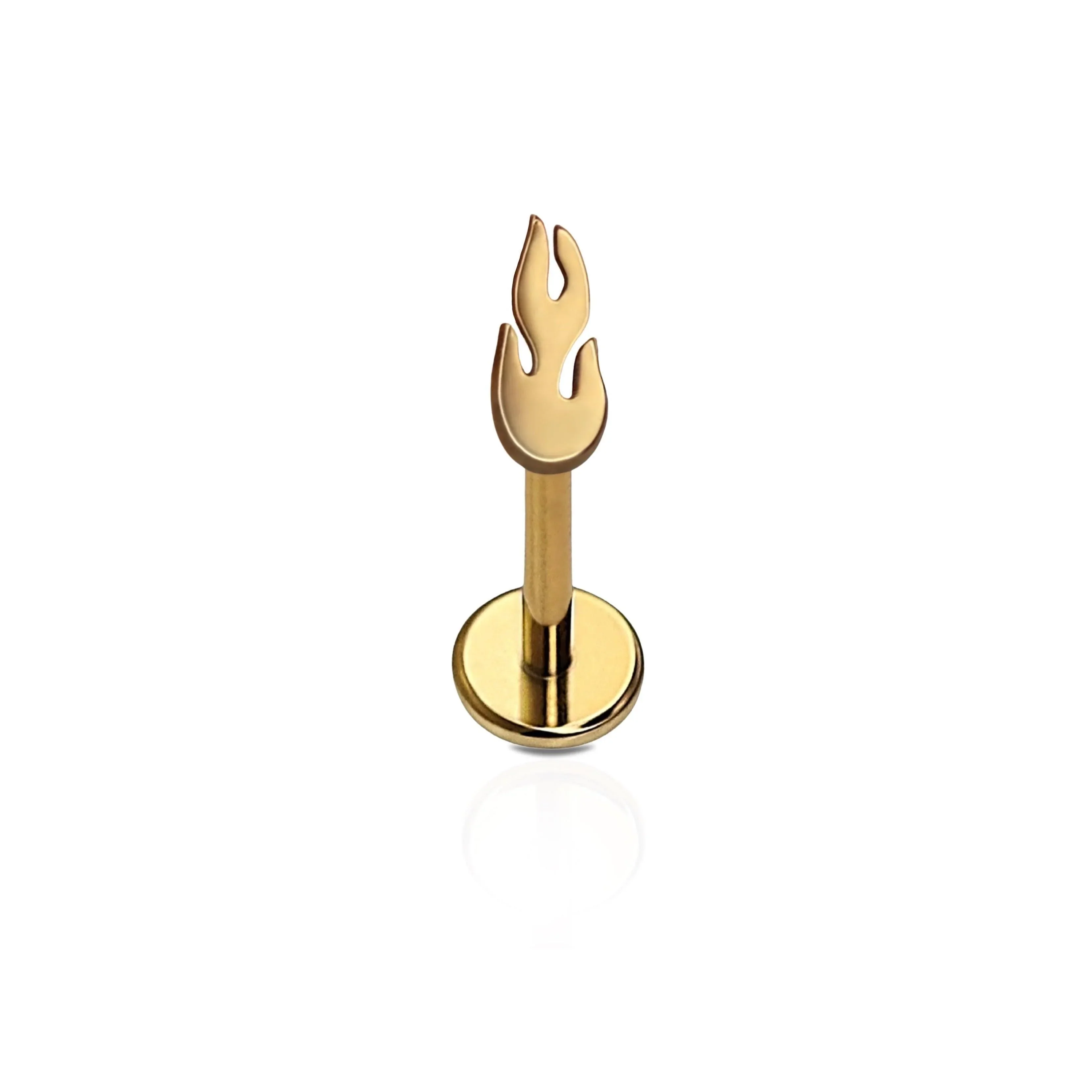 Flame Flat Back Stud - Image 8