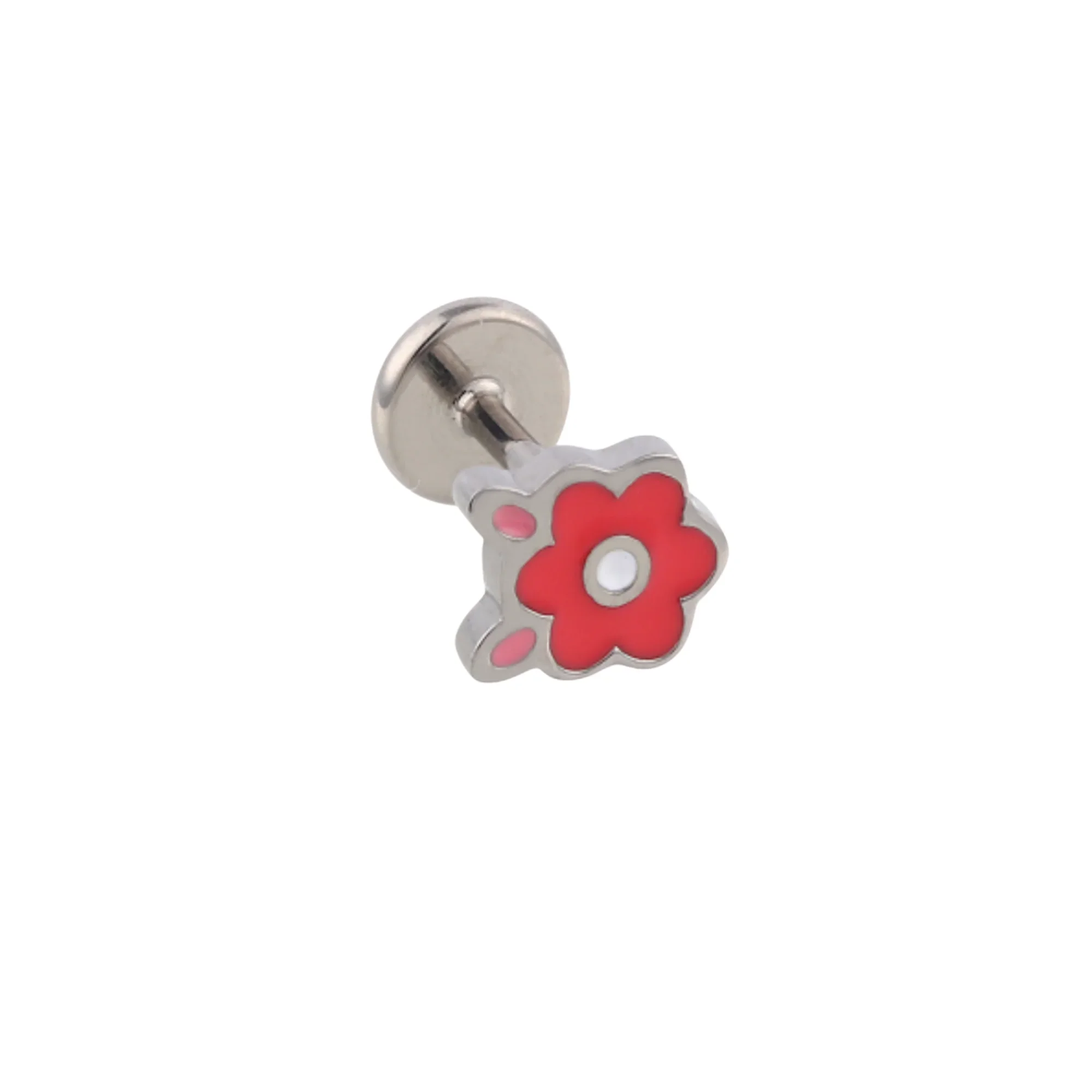 Flora Enamel Flat Back Stud - Image 6