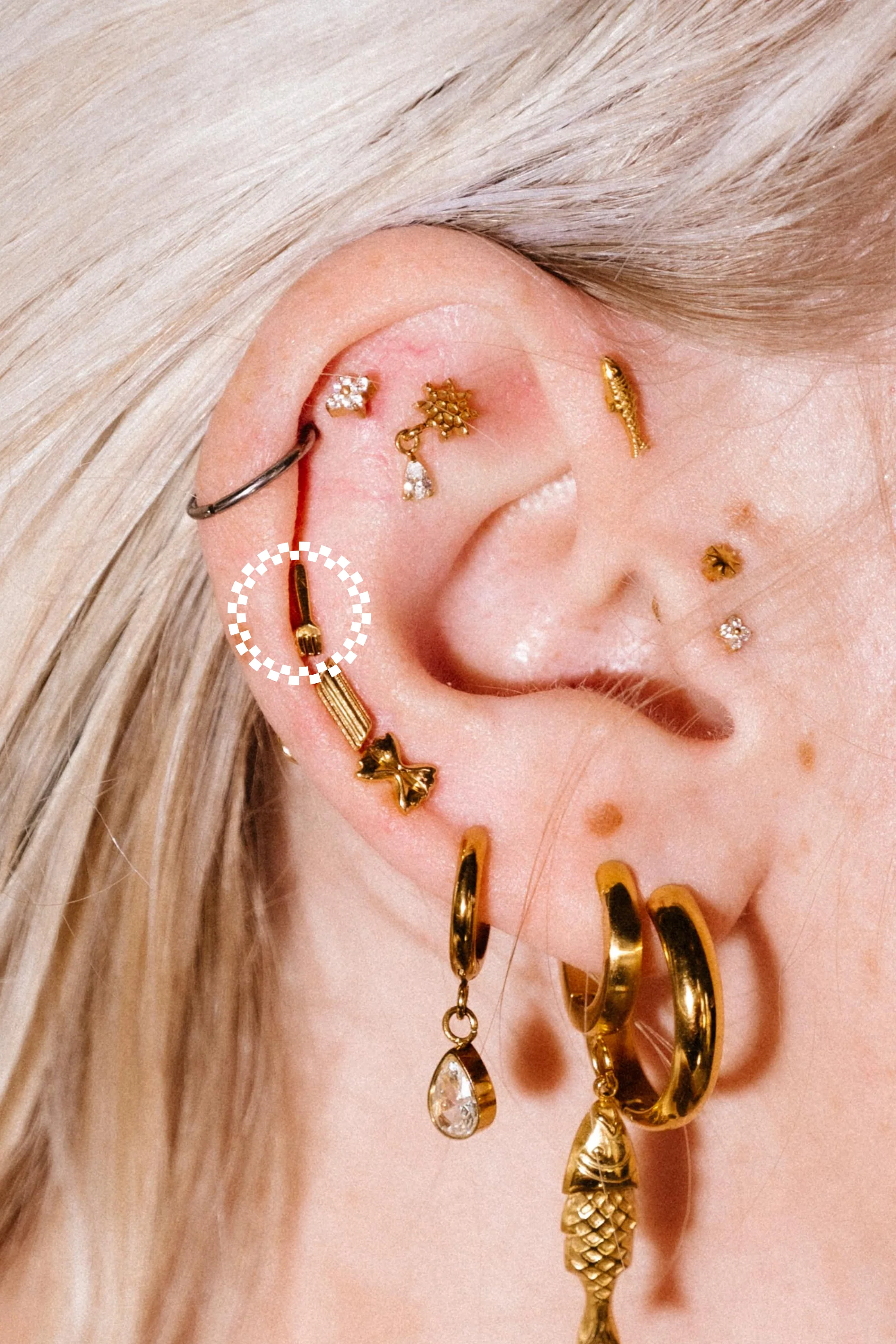 Fork Flat Back Stud - Image 2