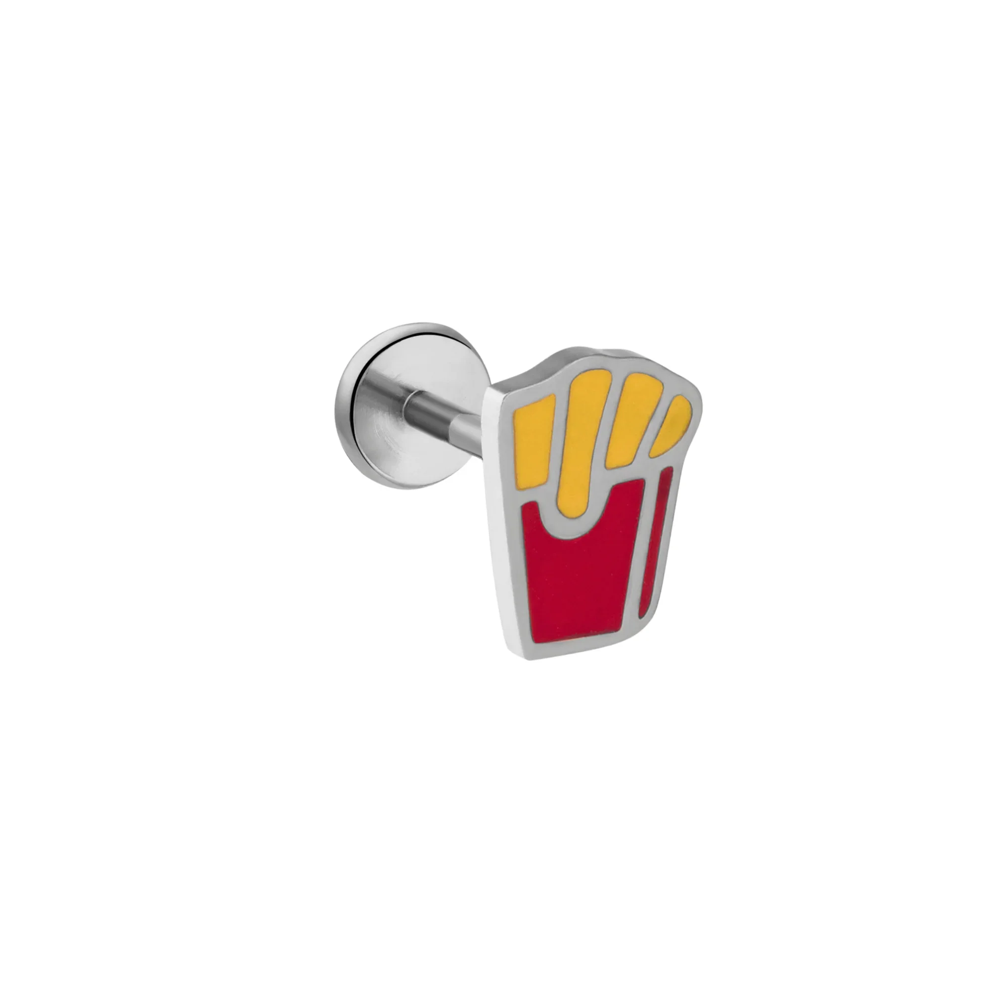 French Fries Enamel Flat Back Stud - Image 7
