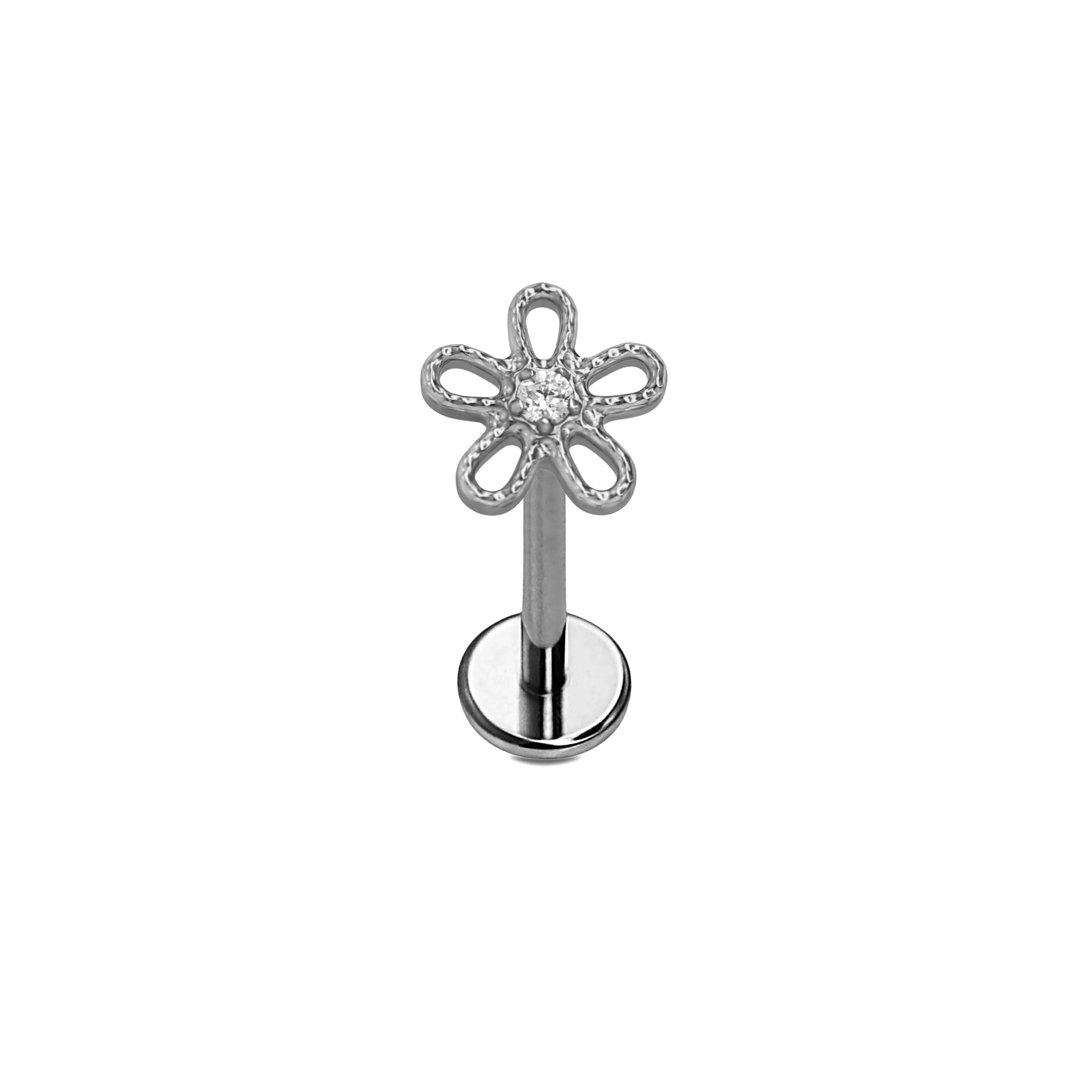 Frosted Daisy Flat Back Stud - Image 8