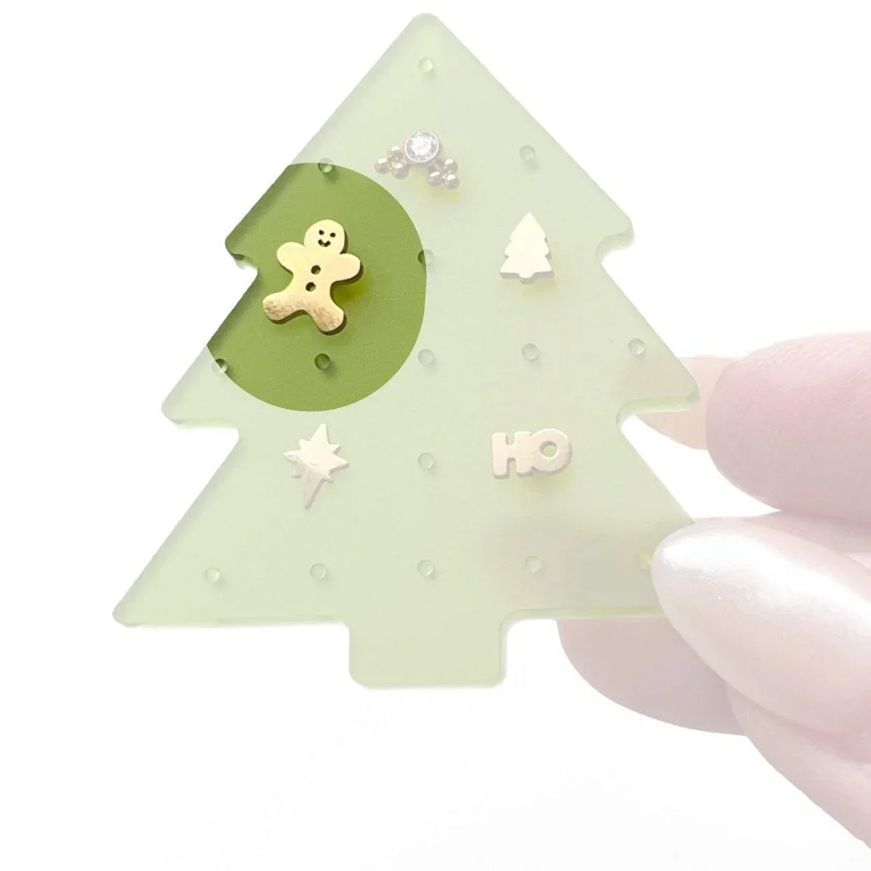 Gingerbread Flat Back Stud - Image 4