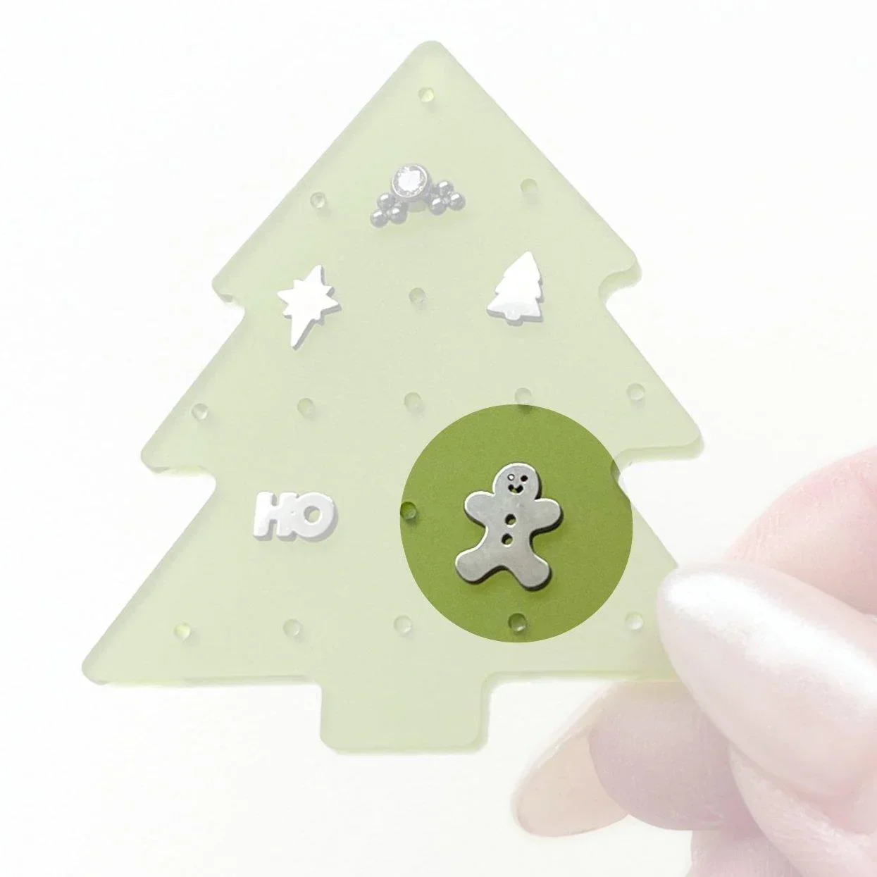 Gingerbread Flat Back Stud - Image 5
