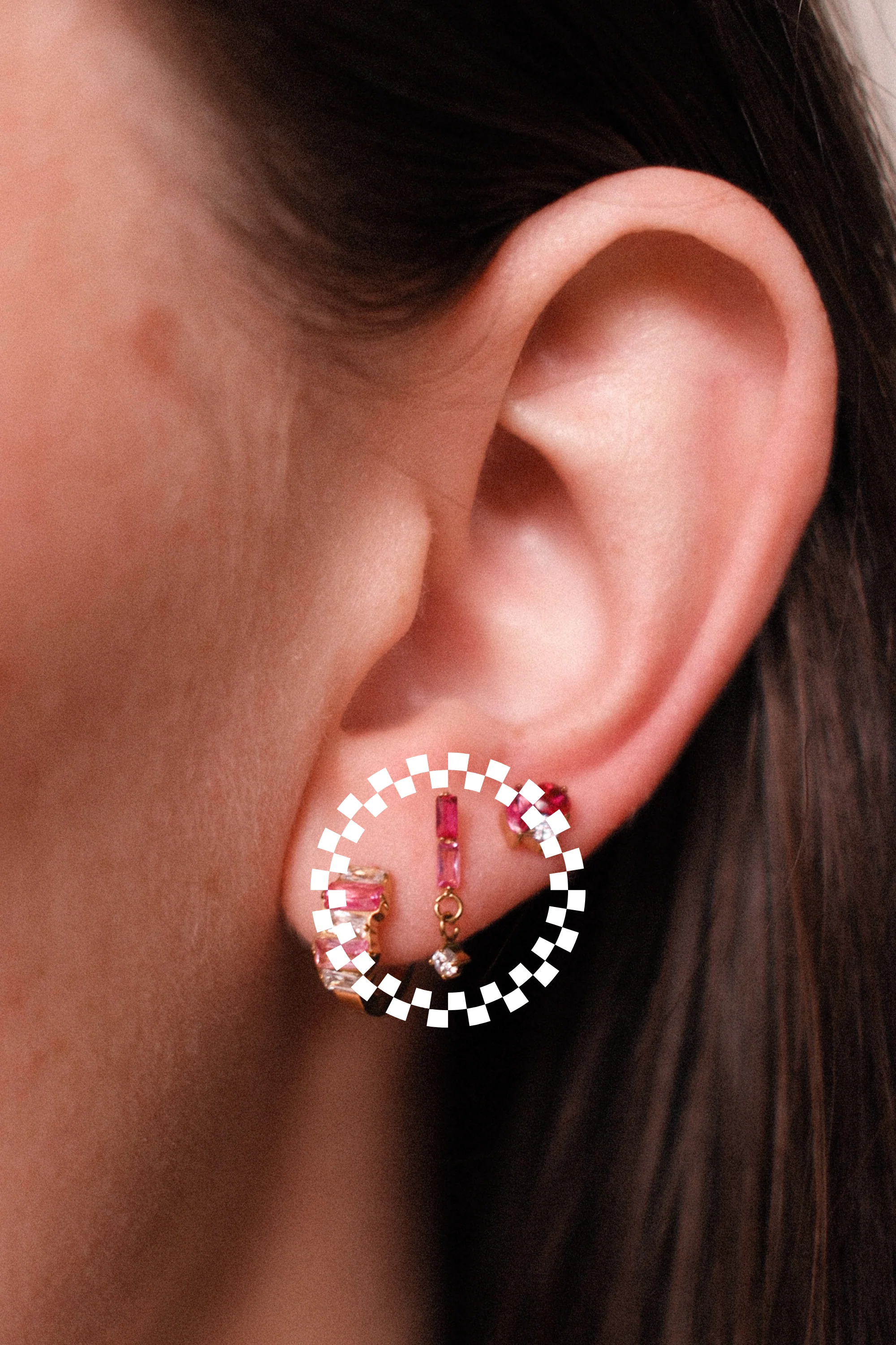 Gloss Flat Back Stud - Image 2